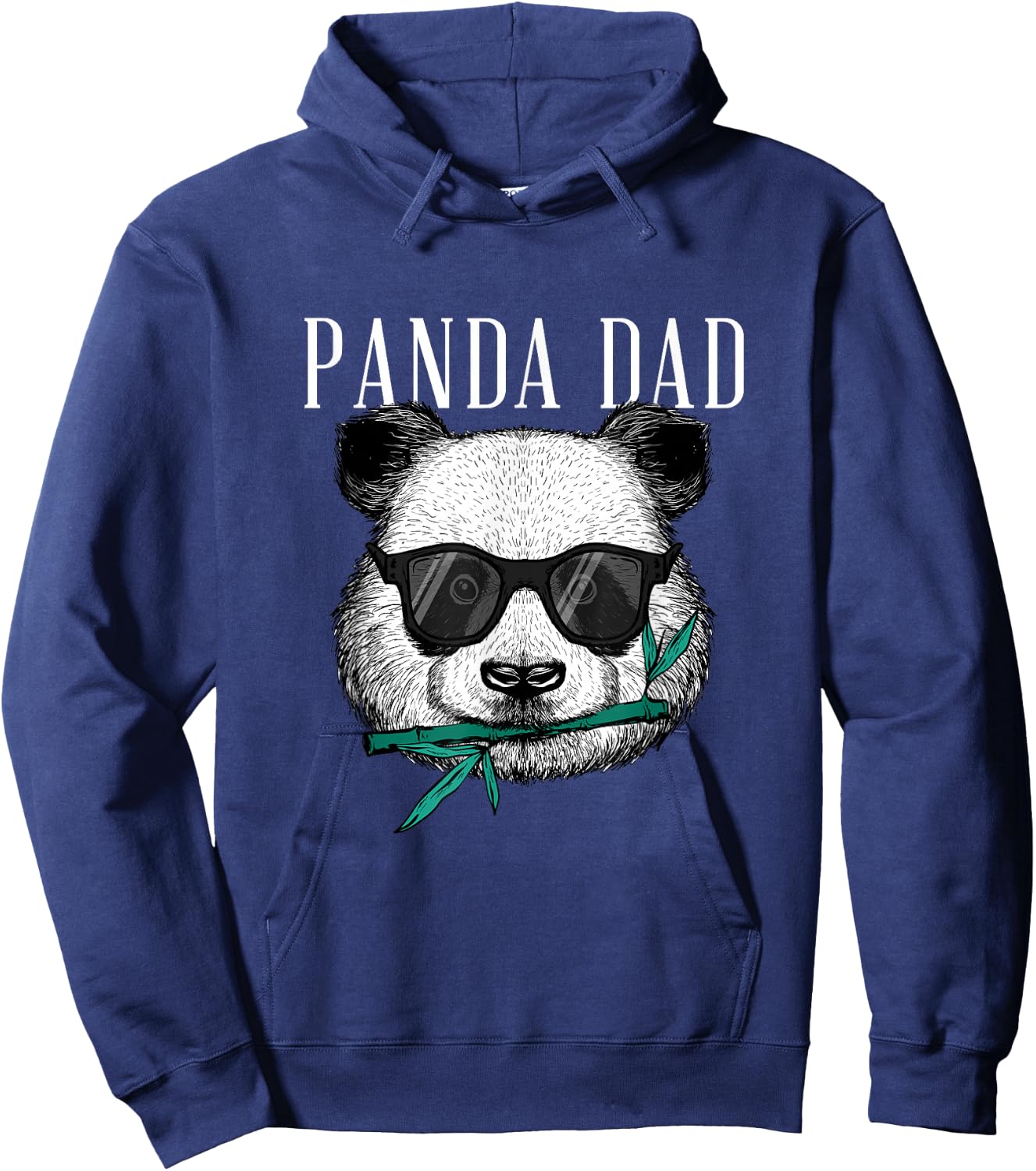 Papa Panda Bear - Coolster Father Funny Father's Day Sunglasses Hoodie - Hoodie | Navy