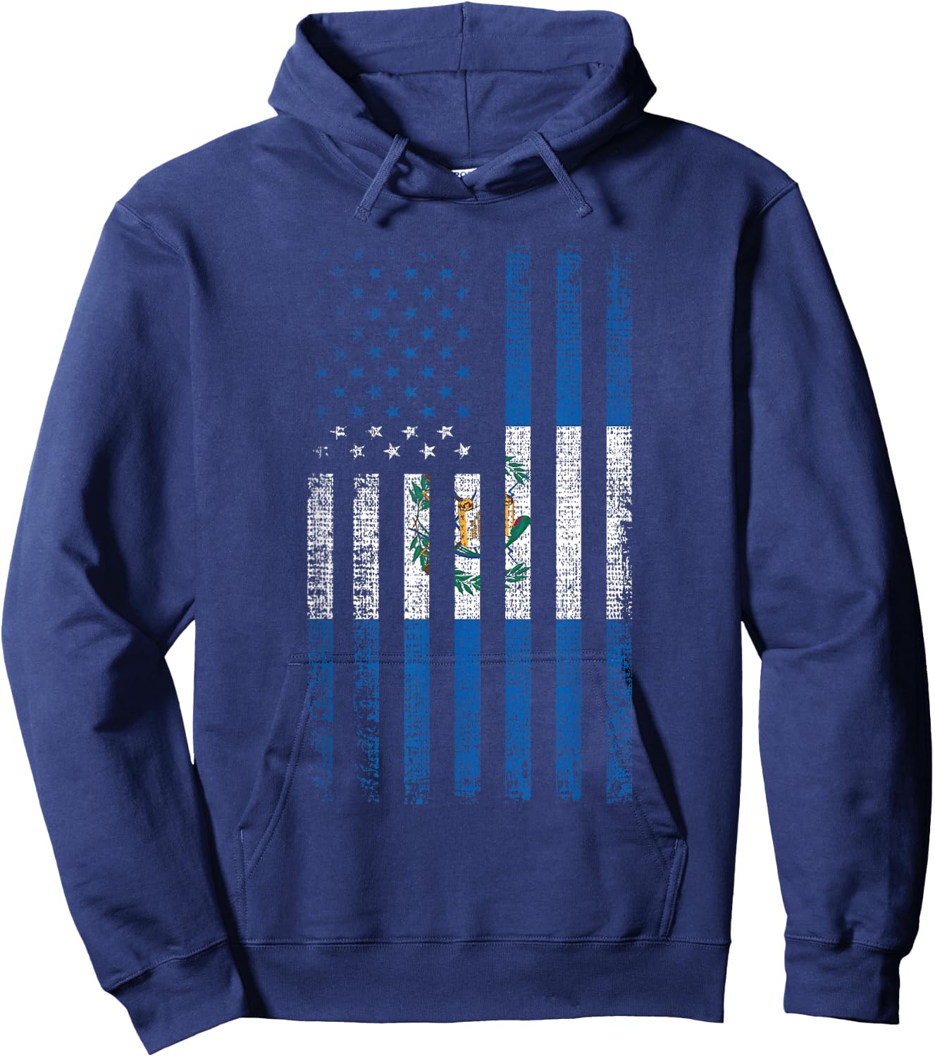 Guatemala USA - Pride Guatemala American Flag Kids Men Hoodie - Hoodie | Navy