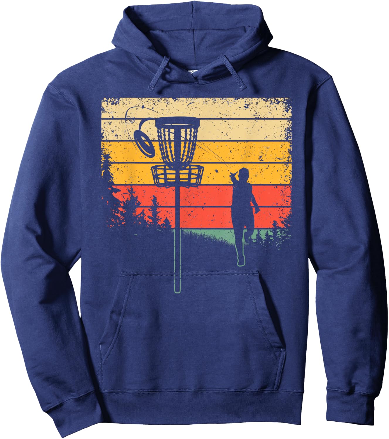 Funny Disc Golf Design Women Kids Disc Golf Lover Hoodie - Hoodie | Navy