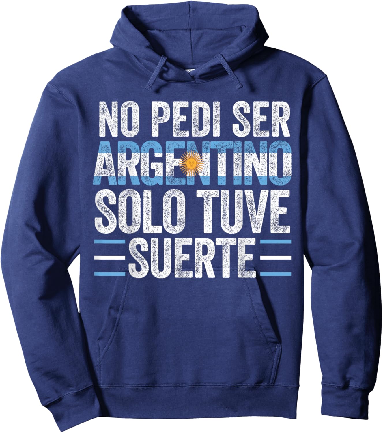 Argentina Argentinian Flag Men Women Camiseta Mujer Hombre Hoodie - Hoodie | Navy