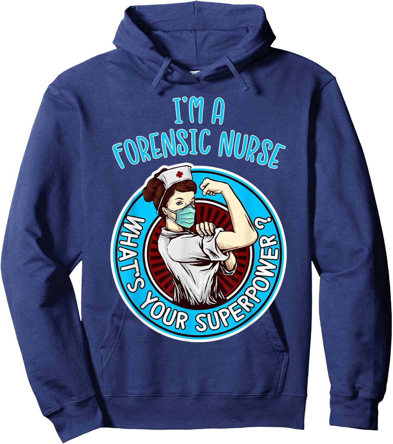 Forensic Nurse Shirt Nursing Apparel Hoodie - Hoodie | Navy