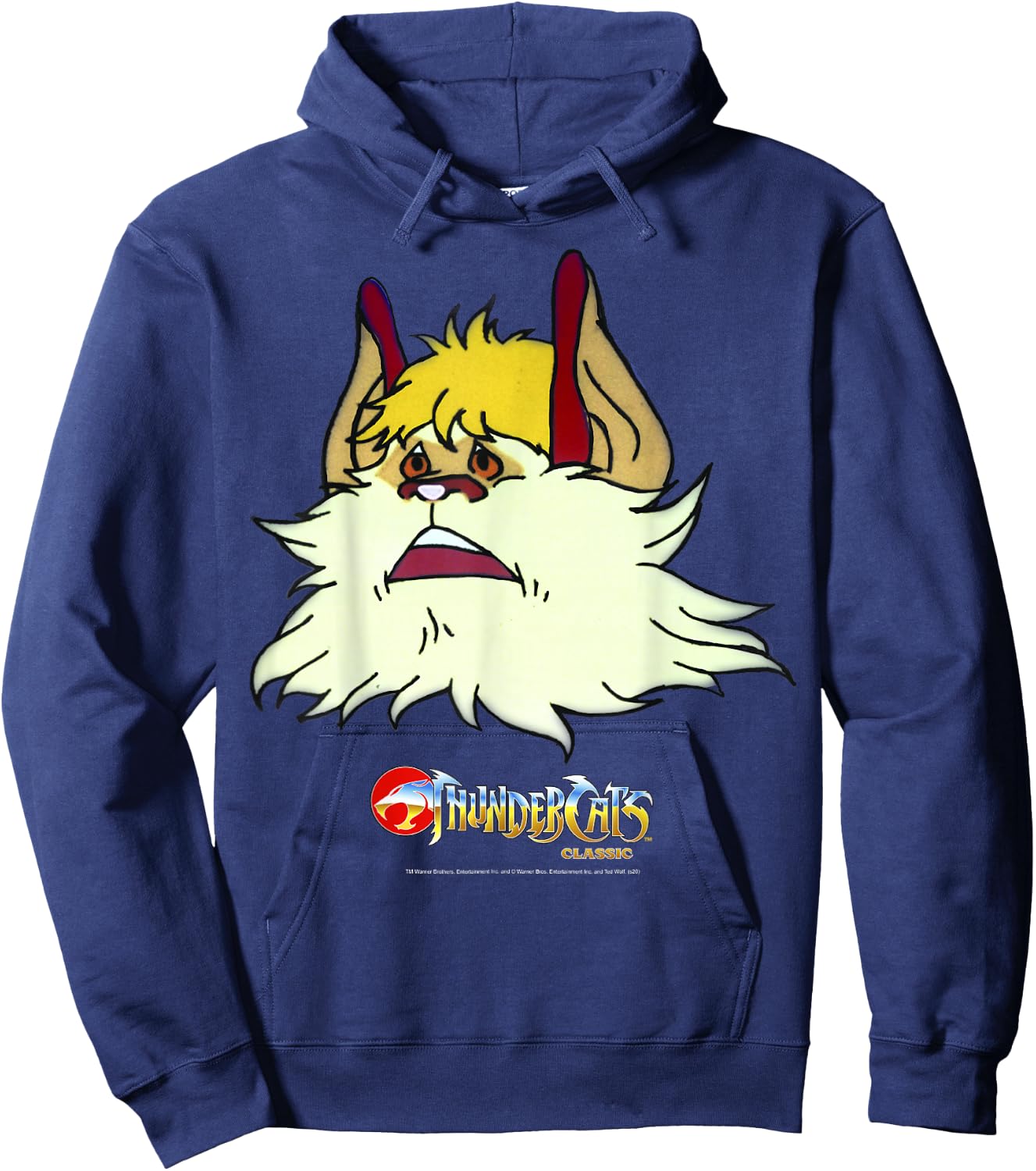 Thundercats Classic Snarf Big Face Hoodie - Hoodie | Navy