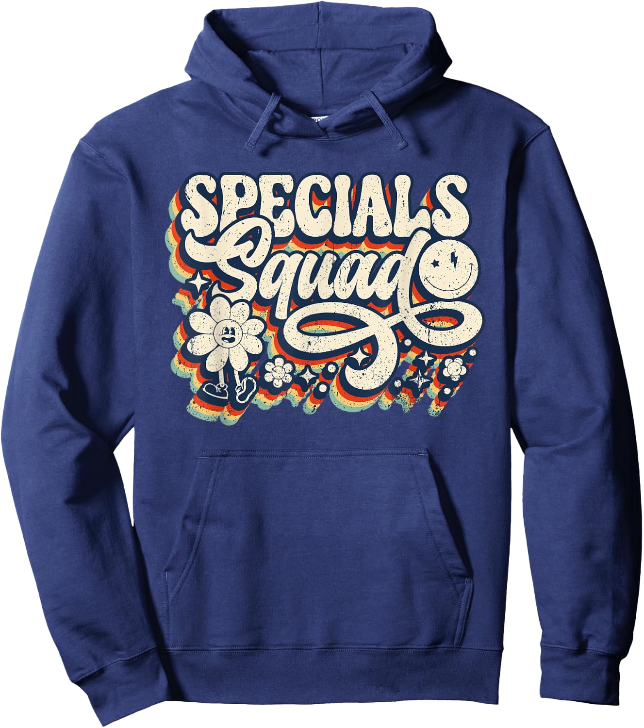 Vintage Specials Squad Art Music PE Tech Gym Teacher Team Hoodie - Hoodie | Navy