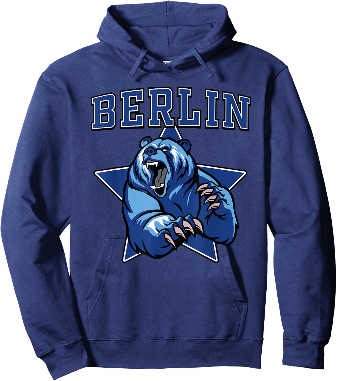 Berlin Bears High School Team Spirit Hoodie - Hoodie | Navy