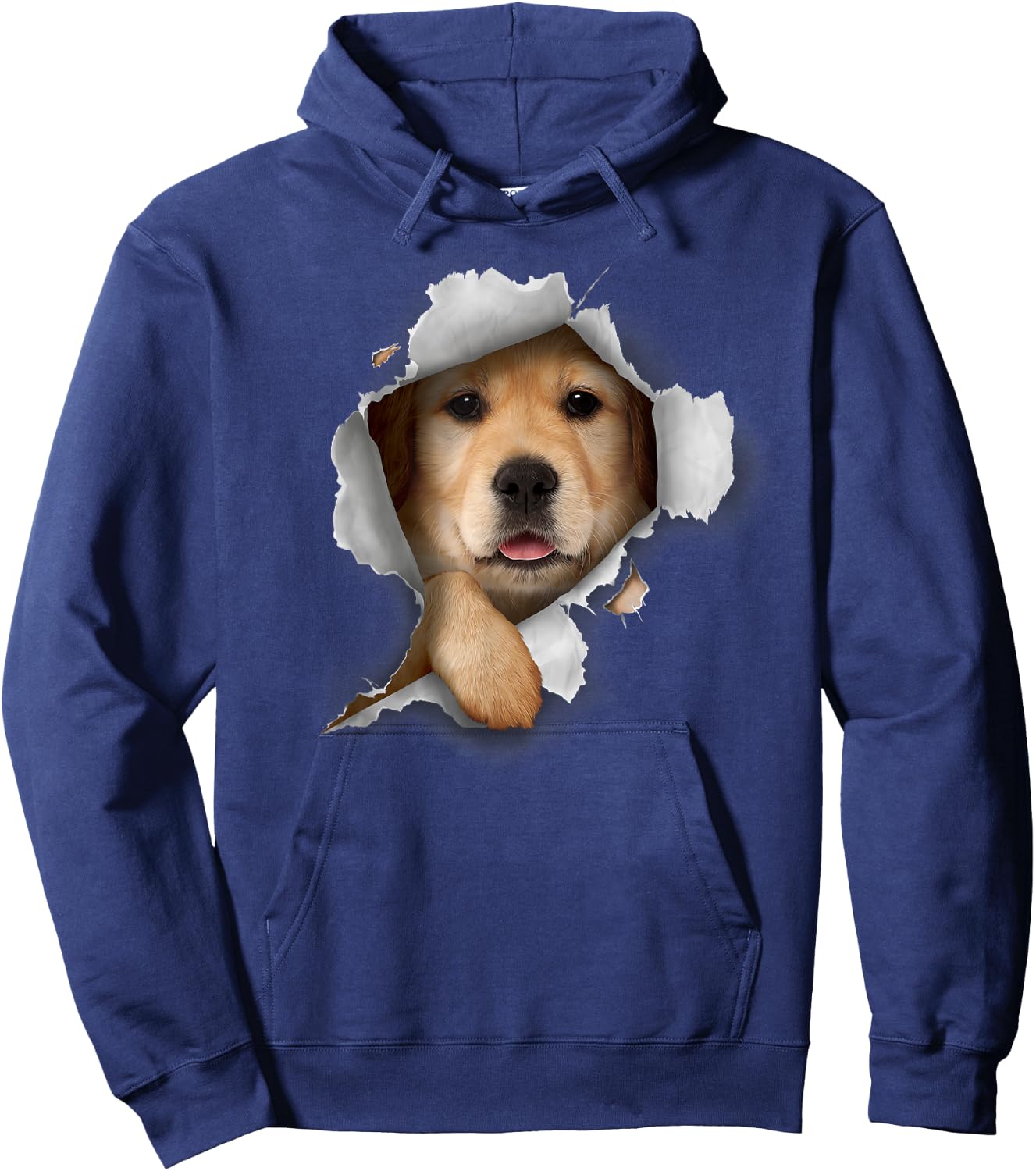 Golden Retriever Dog, Funny Dog Lover, Golden Retriever Men Women Kids Hoodie - Hoodie | Navy