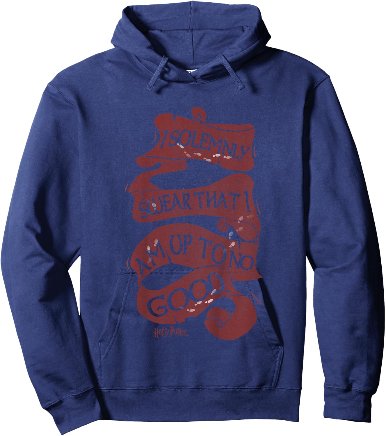 Kids Harry Potter I Solemnly Swear That I Am Up to No Good Hoodie - Hoodie | Navy