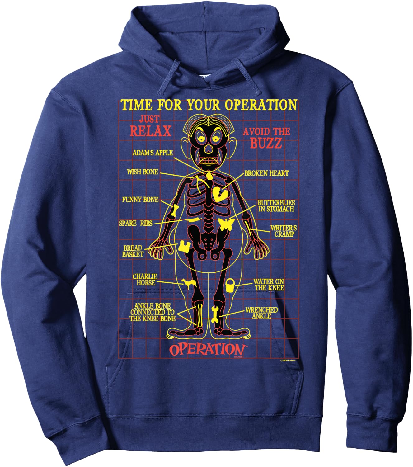 Hasbro Operation Schematic Hoodie - Hoodie | Navy