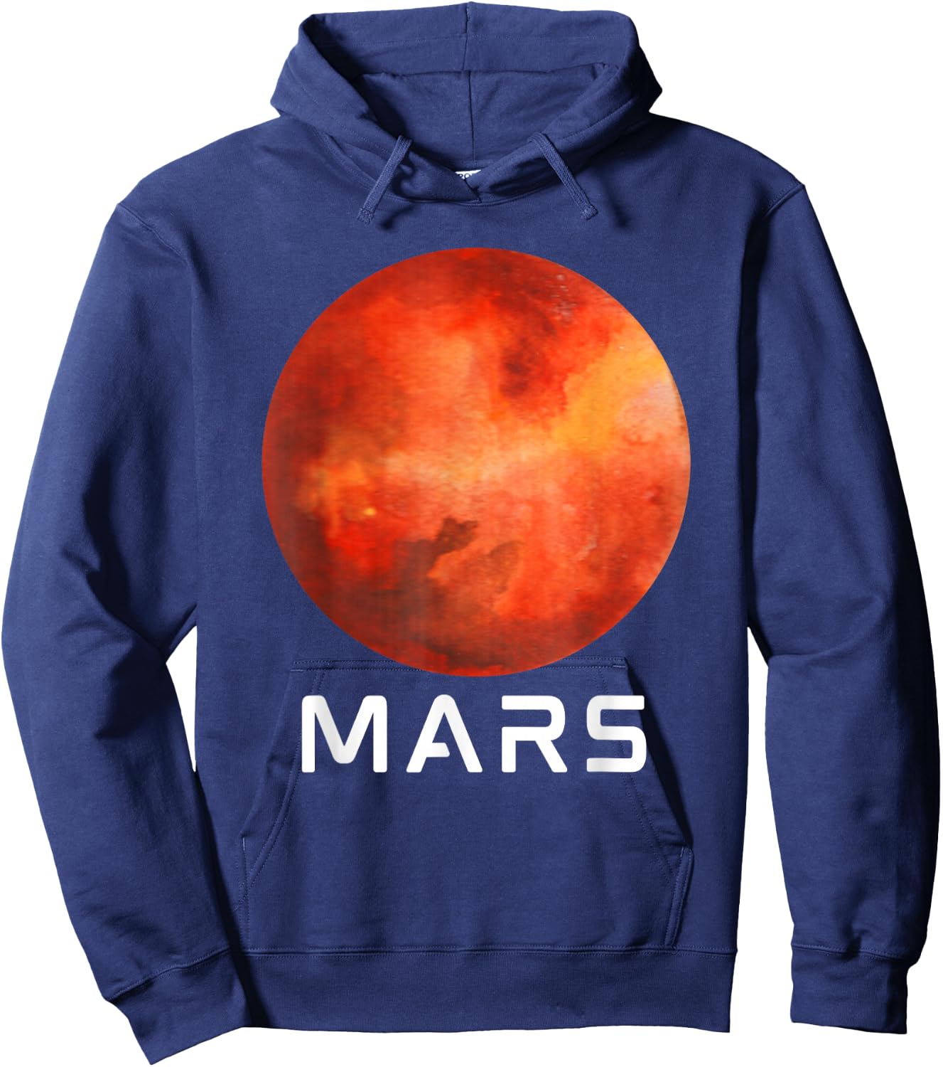 Solar System Planet Mars Outer Space Hoodie - Hoodie | Navy