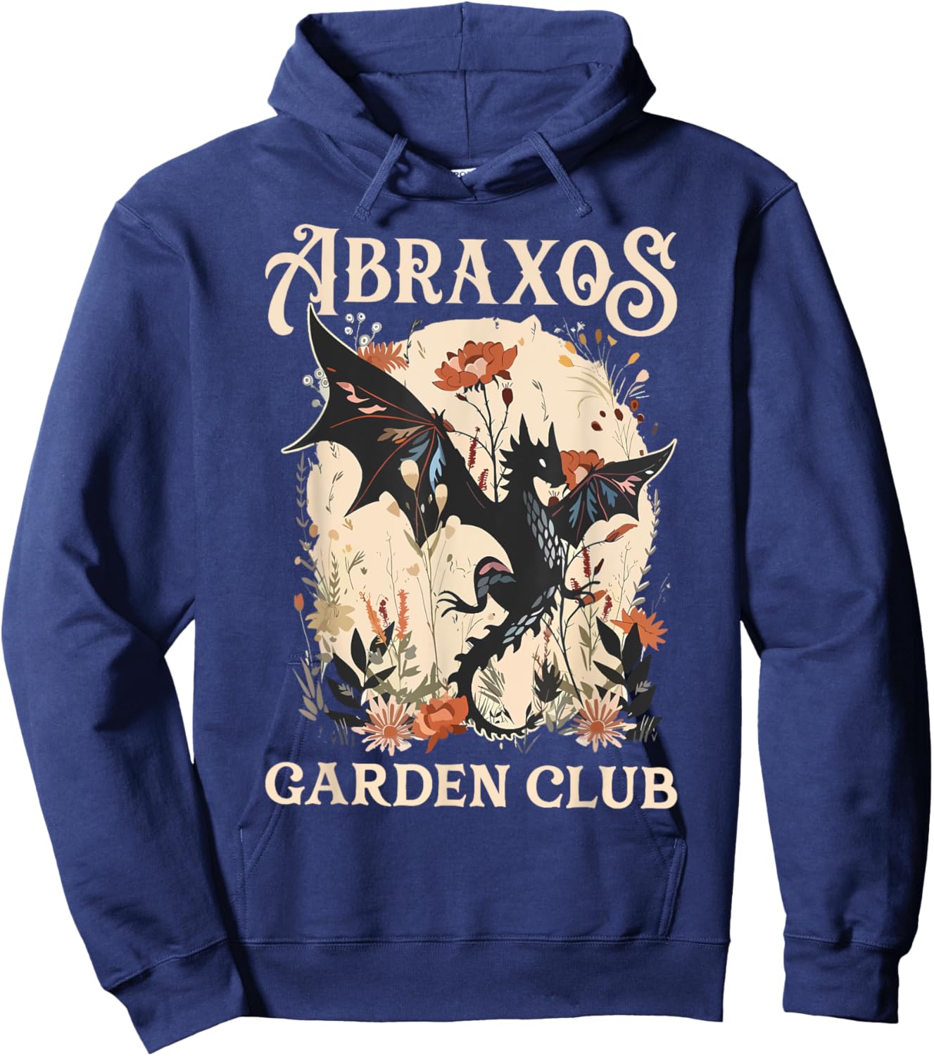 Abraxos Flower Garden Club Flower Shirt, Fantasy Book Lover Hoodie - Hoodie | Navy