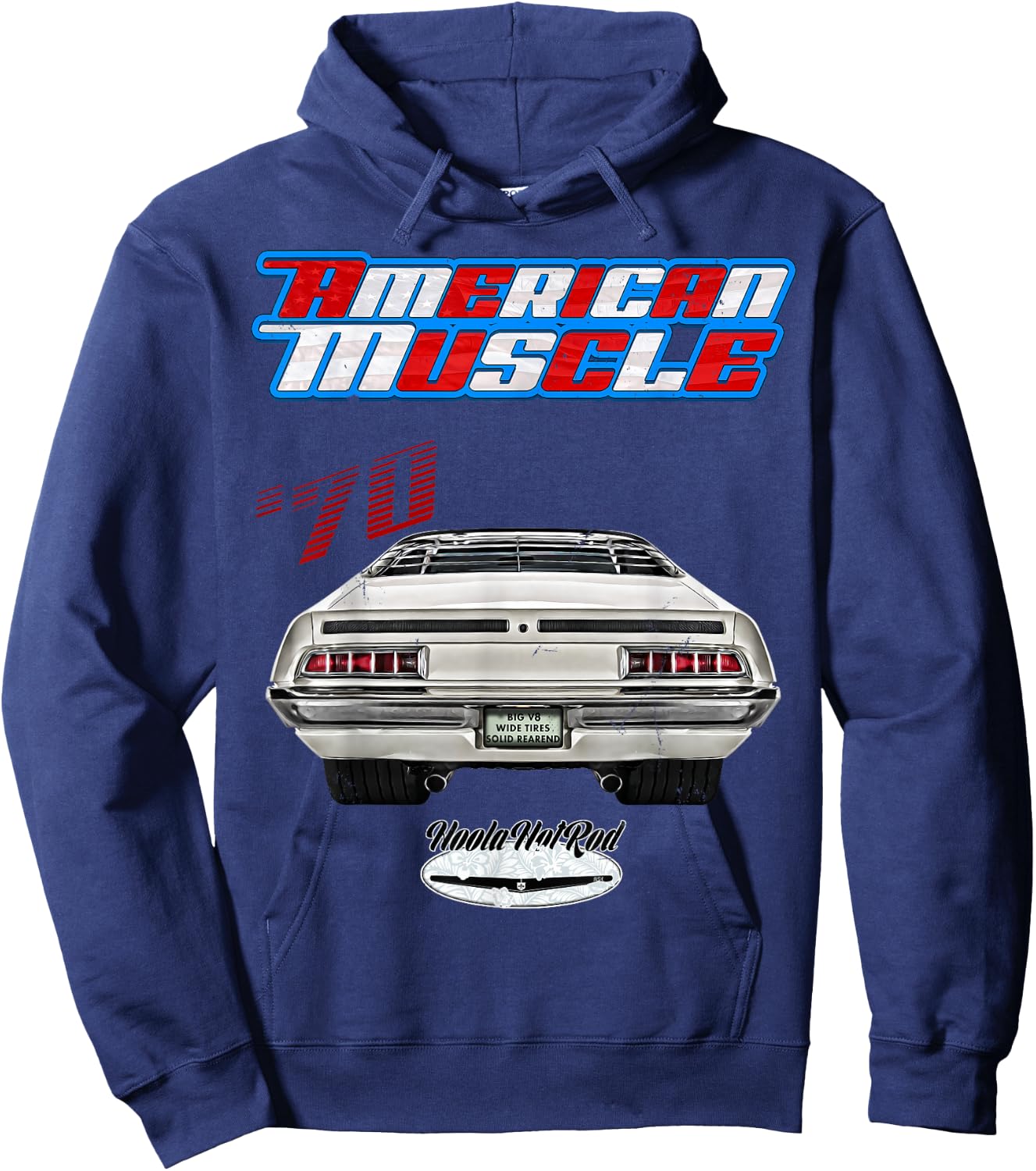 1970 Torino,Hot Rod,Muscle Car,american car,pony car,Hoola Hoodie - Hoodie | Navy
