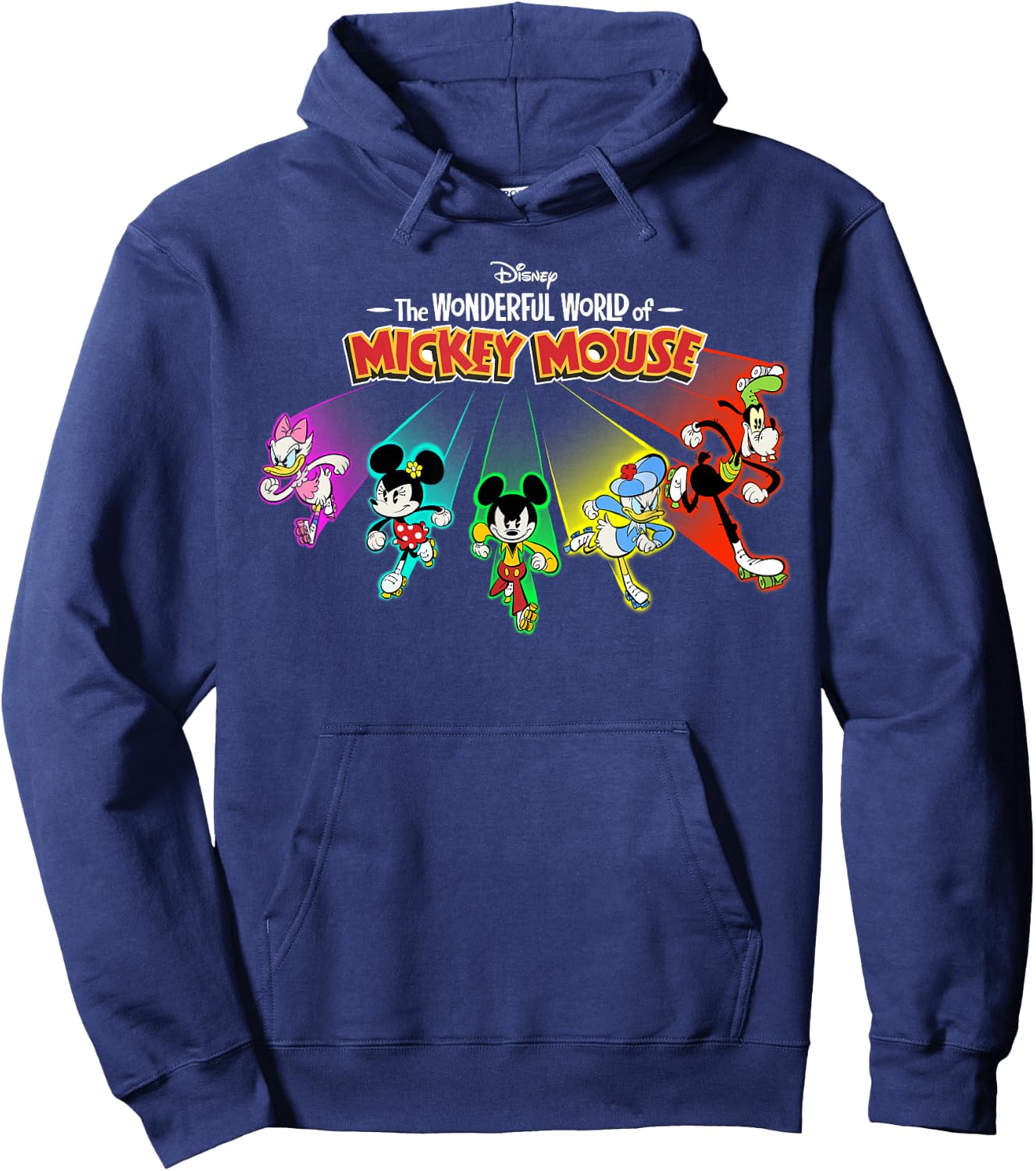 Disney The Wonderful World of Mickey Mouse Roller Skating Hoodie - Hoodie | Navy