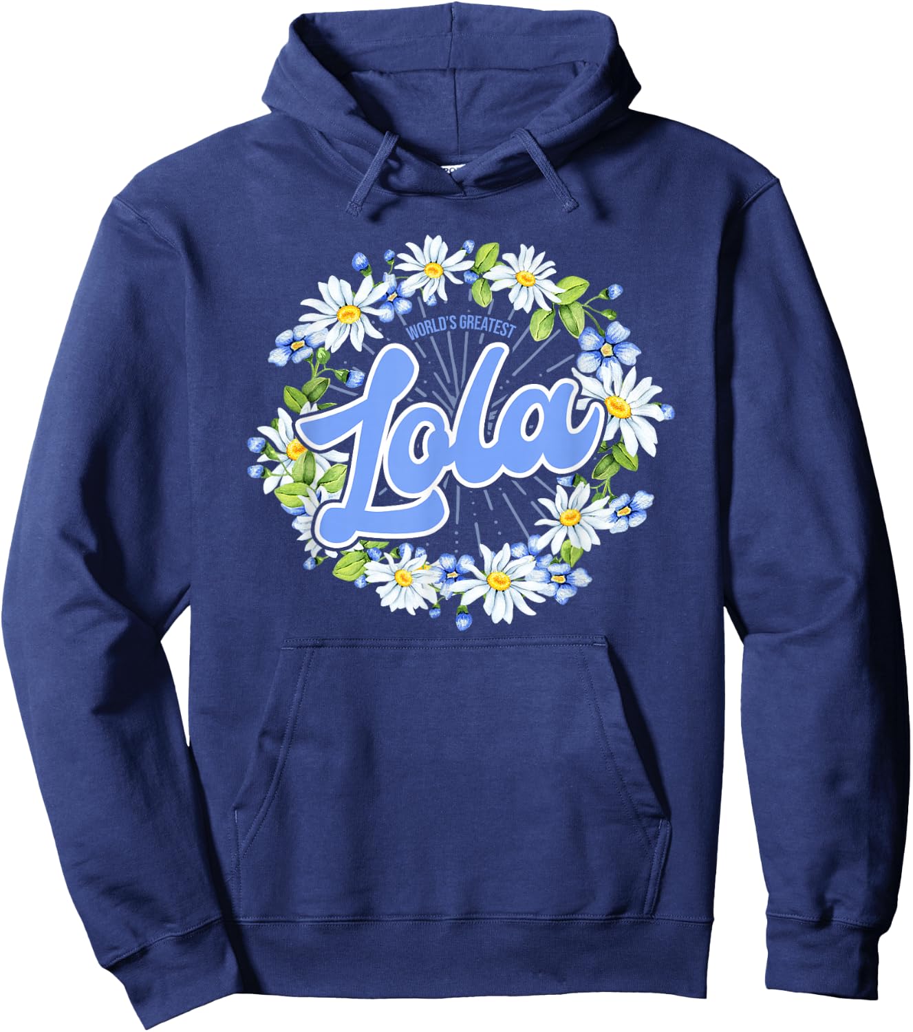 World's Greatest Lola - Gift Filipino Grandma Hoodie - Hoodie | Navy