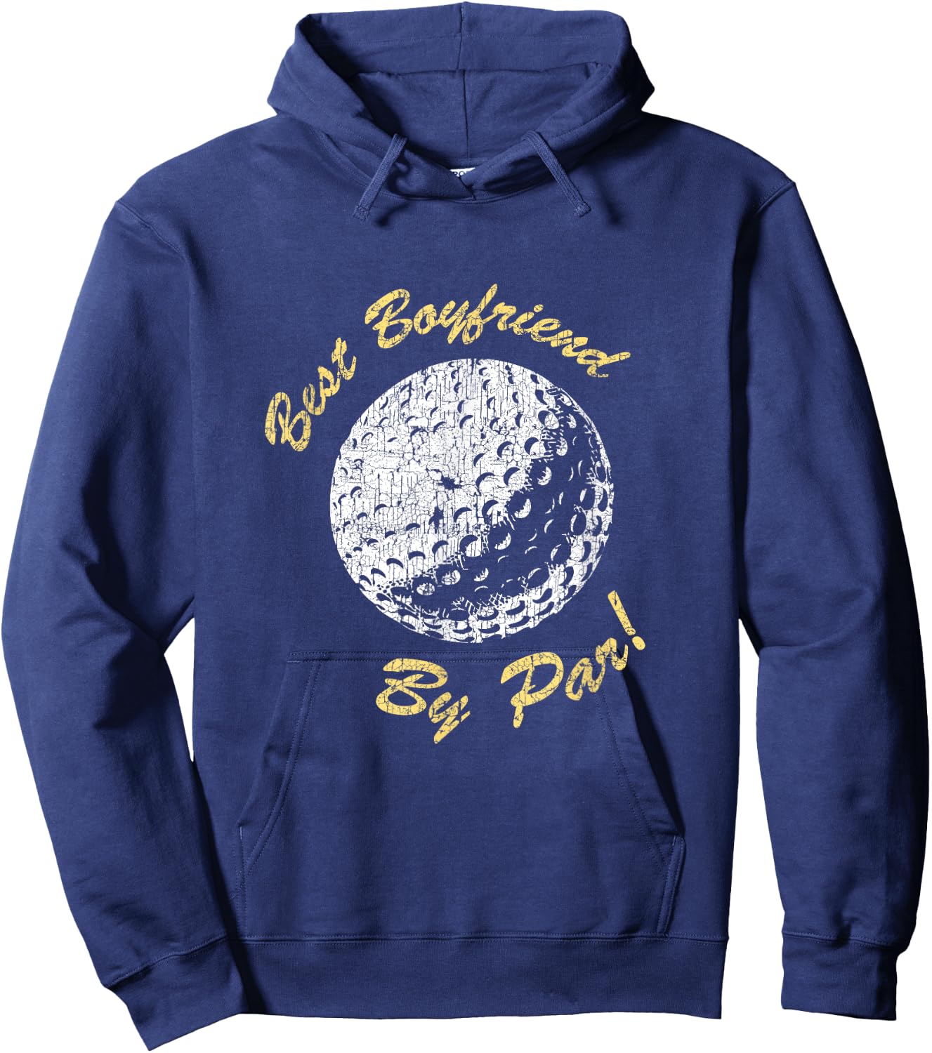 Best Boyfriend By Par Funny Golf Lover Gifts Golfer Pun Hoodie - Hoodie | Navy