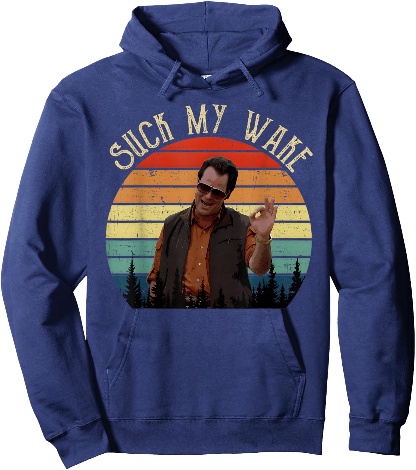 Uncle Roman Suck My Wake Vintage Movie Hoodie - Hoodie | Navy