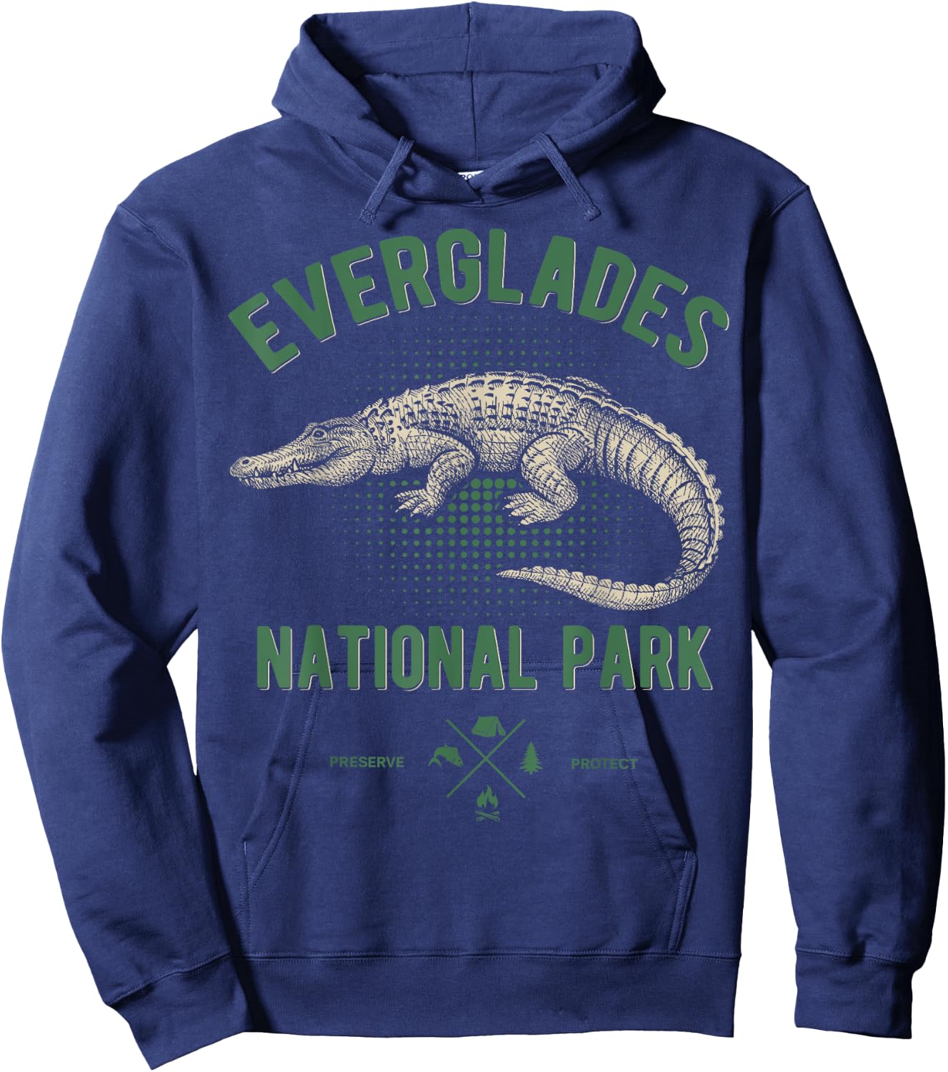 Everglades National Park Shirt, US Nationalpark Florida Hoodie - Hoodie | Navy