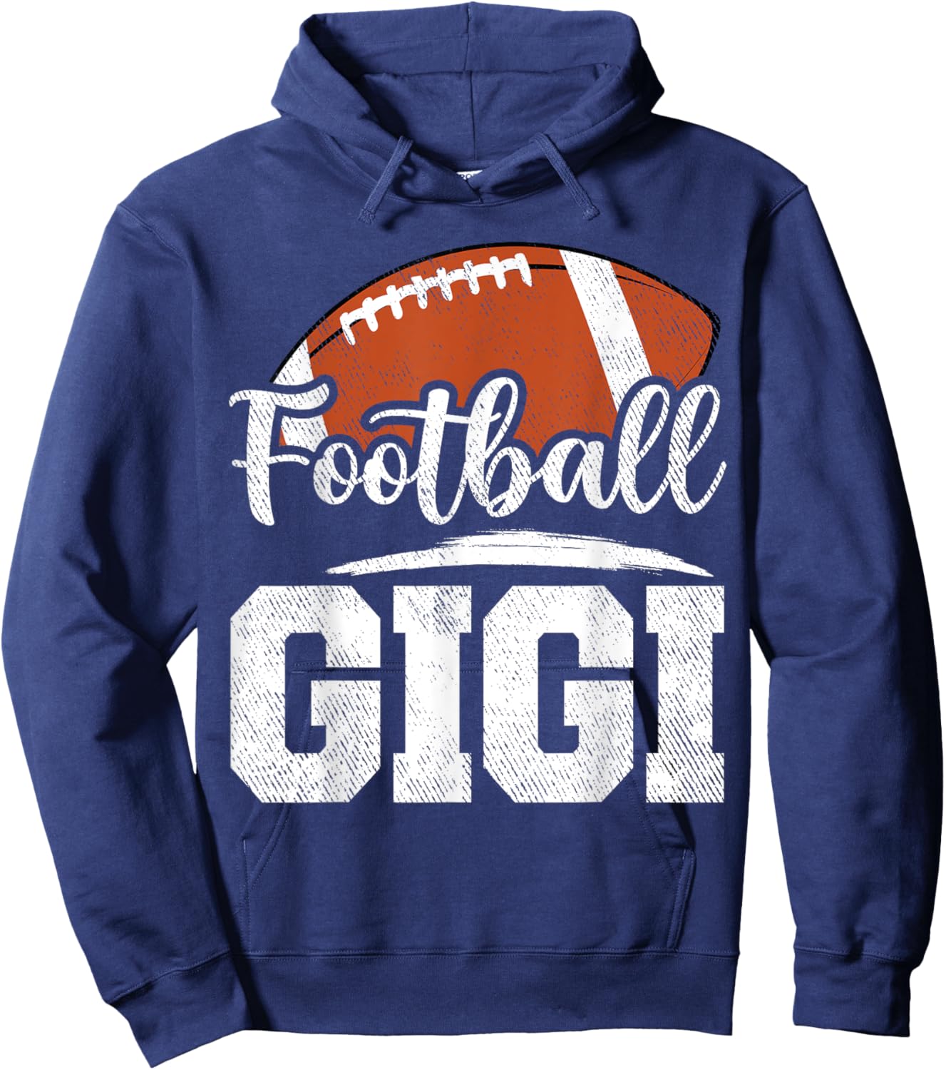 Football Gigi Football Player Game Day Mother's Day Hoodie - Hoodie | Navy