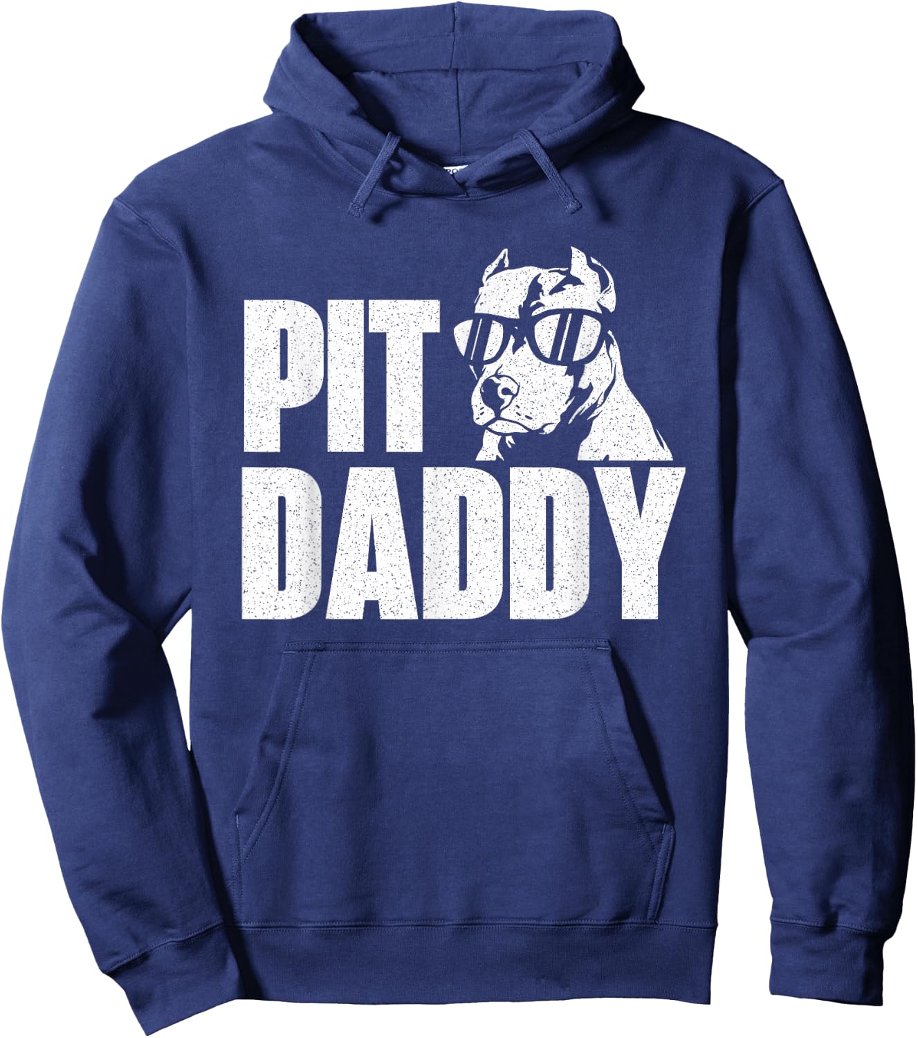Pit Daddy - Pitbull Dog Lover Pibble Pittie Pit Bull Terrier Hoodie - Hoodie | Navy