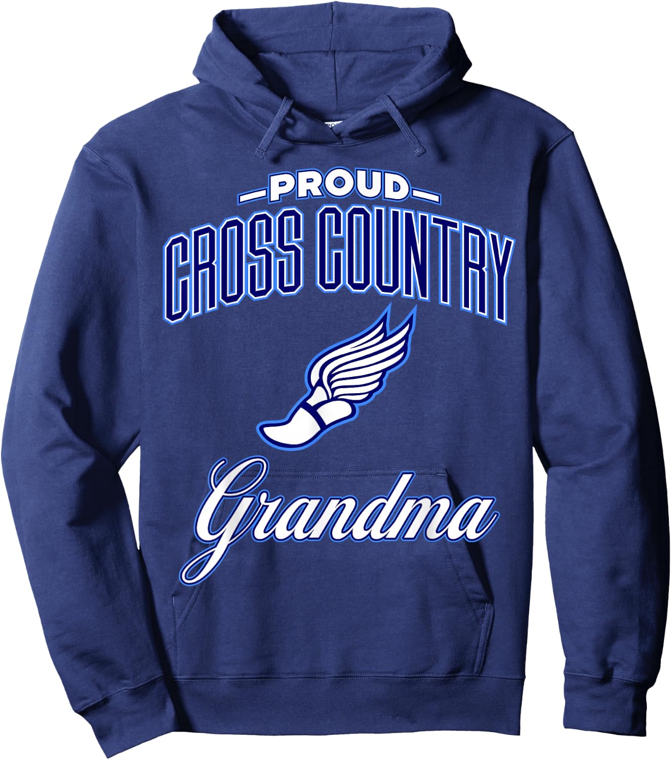Cross Country Grandma Hoodie - Hoodie | Navy