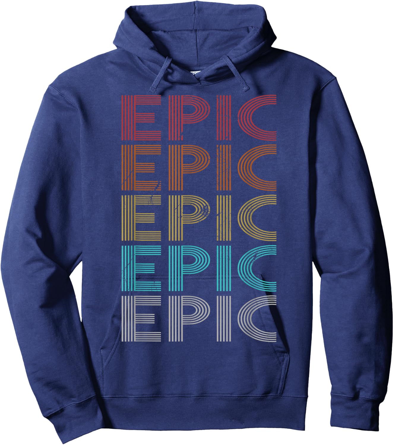 Retro Vintage Epic Hoodie - Hoodie | Navy