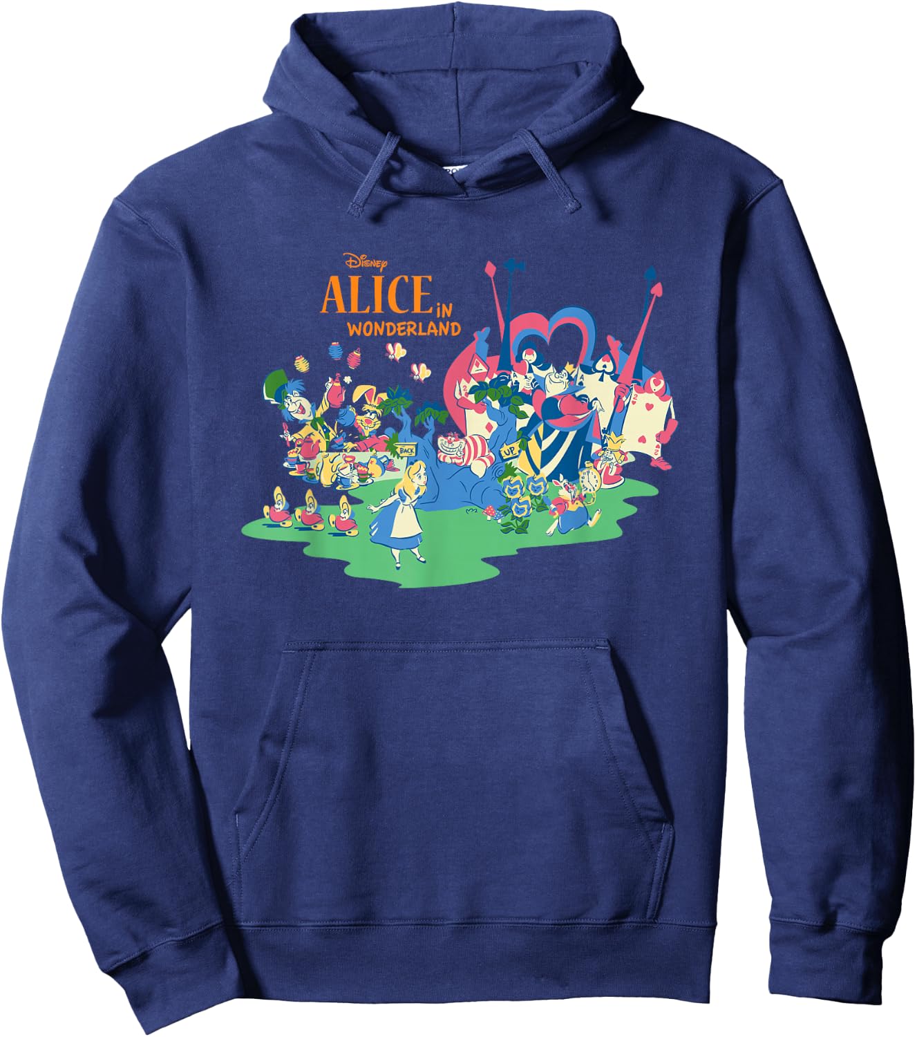 Disney Alice in Wonderland Characters Hoodie - Hoodie | Navy