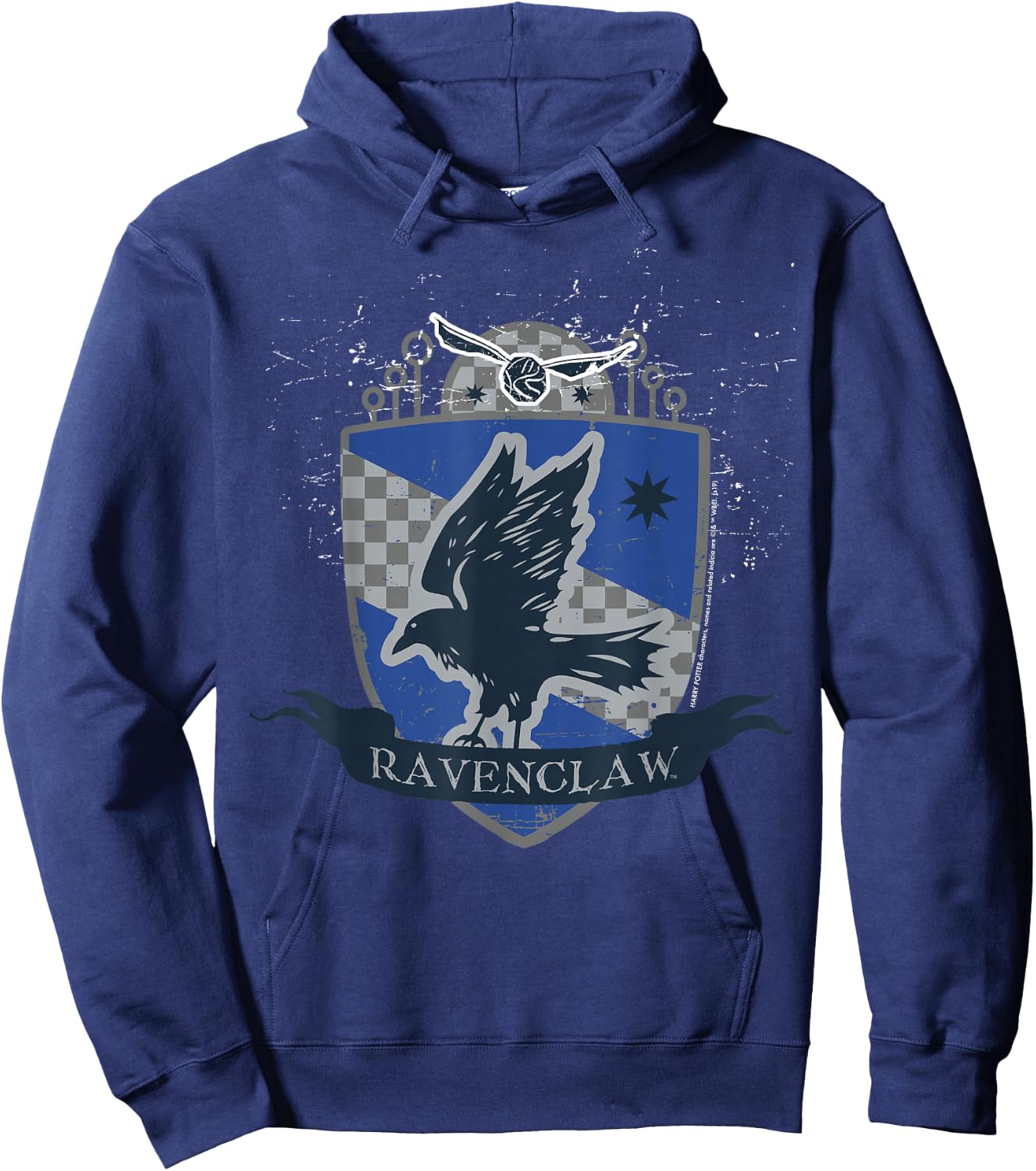 Harry Potter Ravenclaw Quidditch Shield Hoodie - Hoodie | Navy