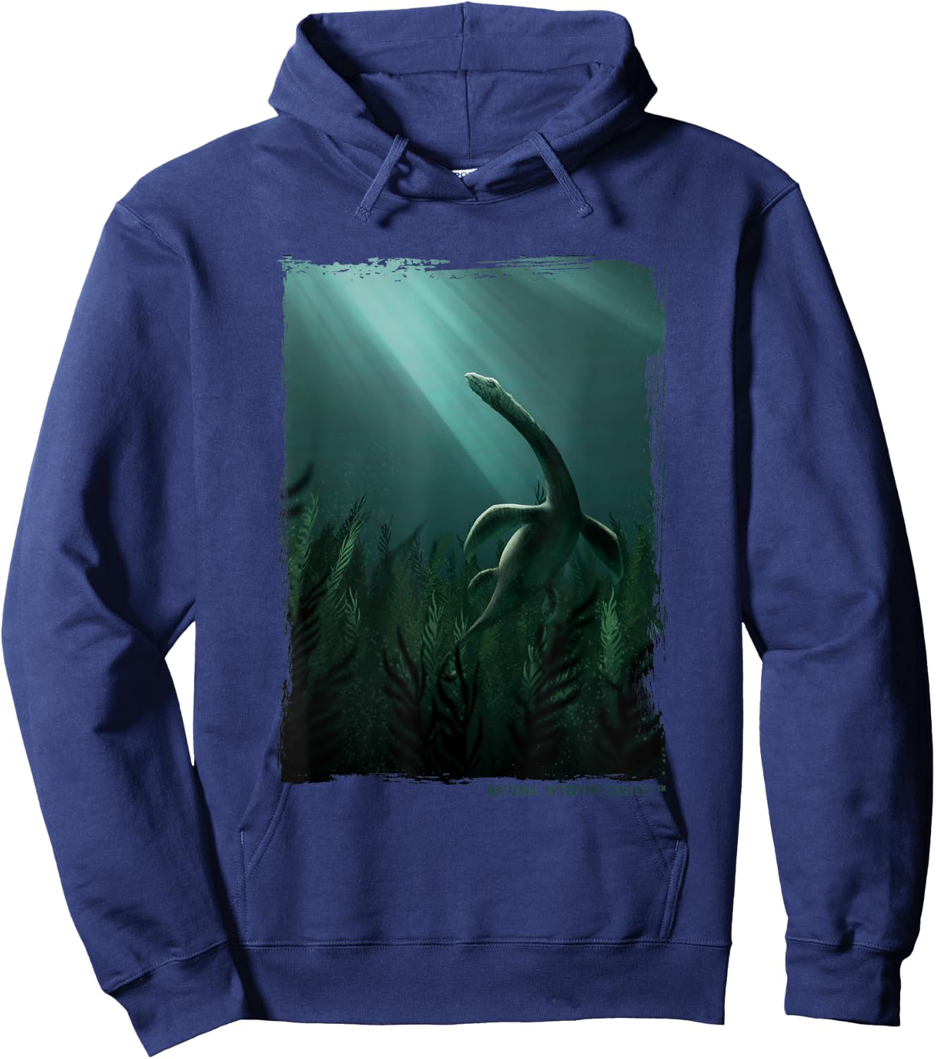 The Loch Ness Monster - Original Nessie Cryptid Art Hoodie - Hoodie | Navy