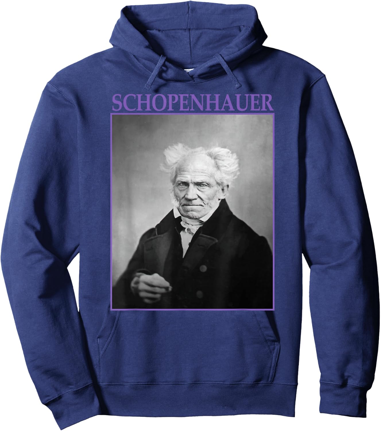 Arthur Schopenhauer Philosophy German Philosopher Hoodie - Hoodie | Navy