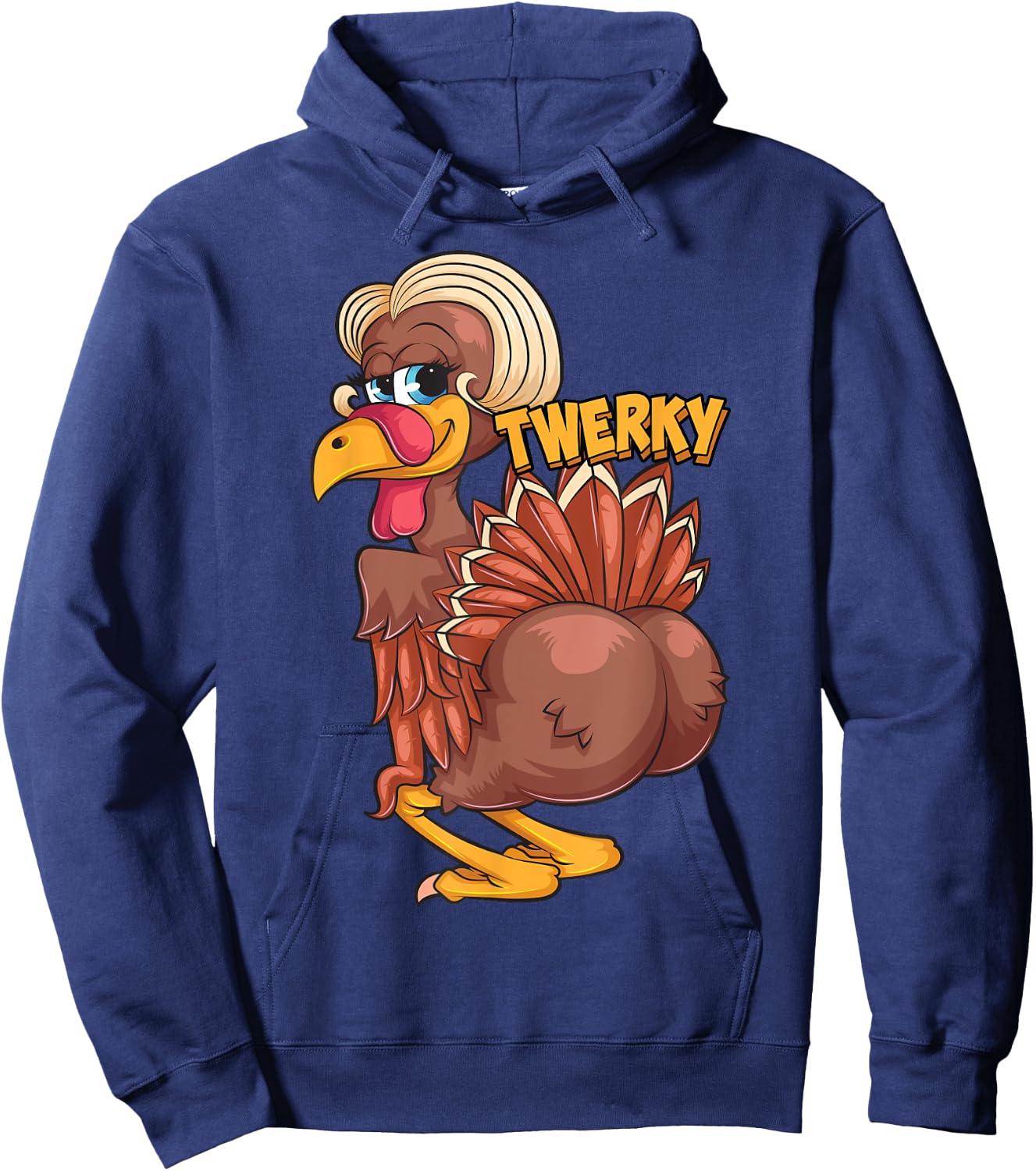 Funny Twerky Dance Cute Love Twerk Dancing Thanksgiving Gift Hoodie - Hoodie | Navy