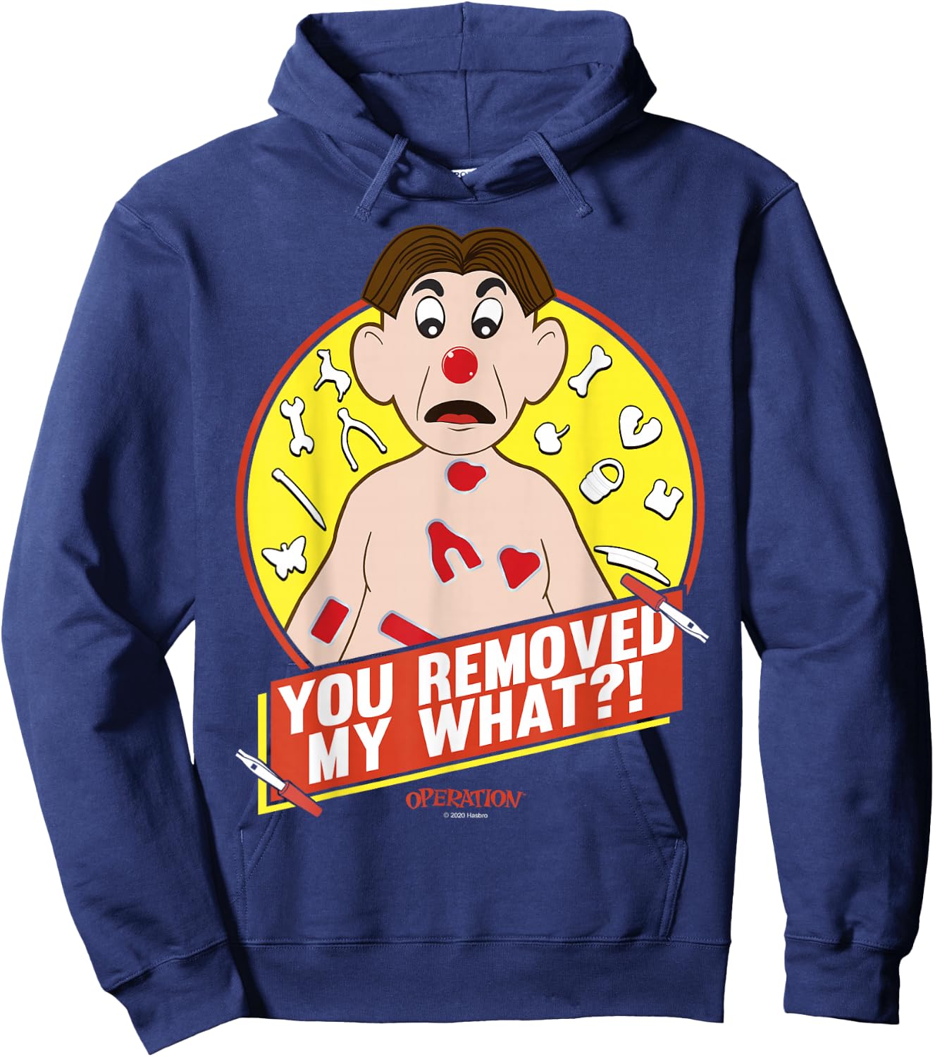 Operation Cavity Sam You Removed My What?! logo Hoodie - Hoodie | Navy