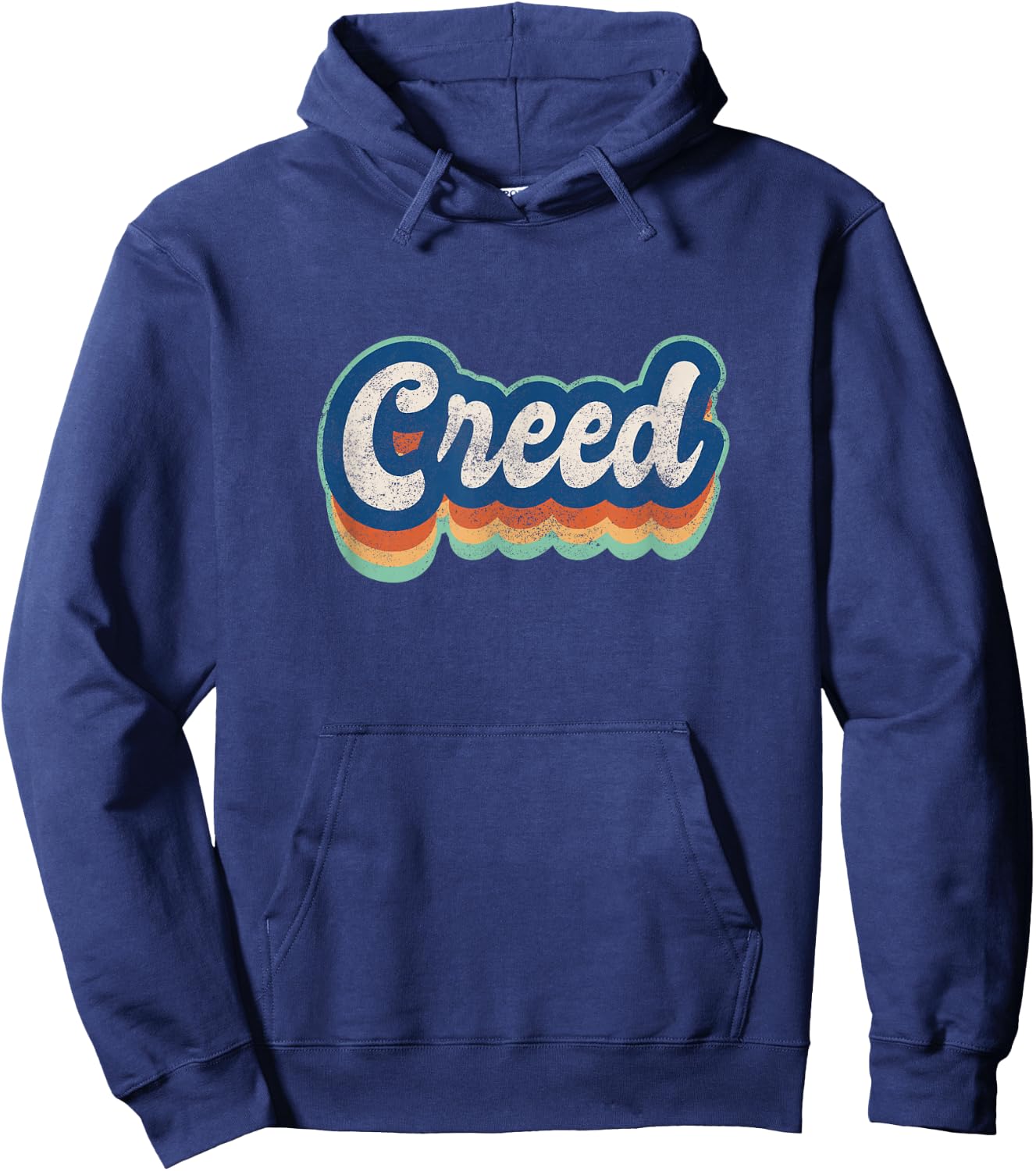Creed First Name Boy Vintage Style 70s 80s Personalized Hoodie - Hoodie | Navy