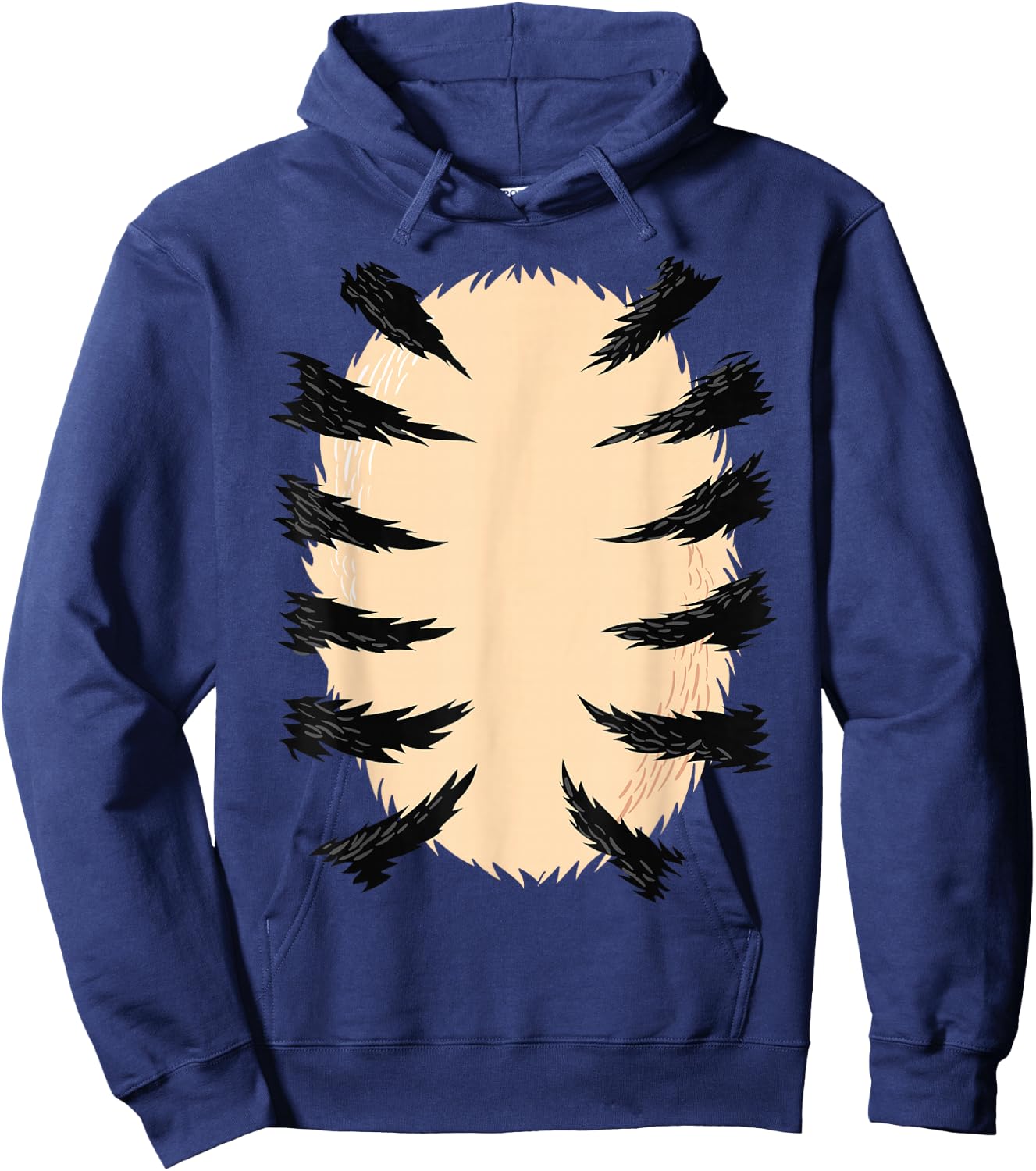 Funny Tiger Halloween Costume Apparel Adult Men Women Kids Hoodie - Hoodie | Navy