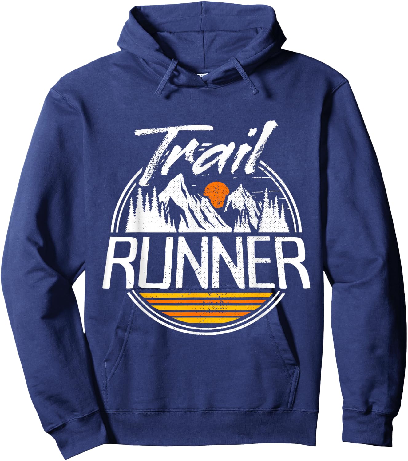 Trail Running Ultra Run Adventure Hiking Fell Trail Runner Hoodie - Hoodie | Navy