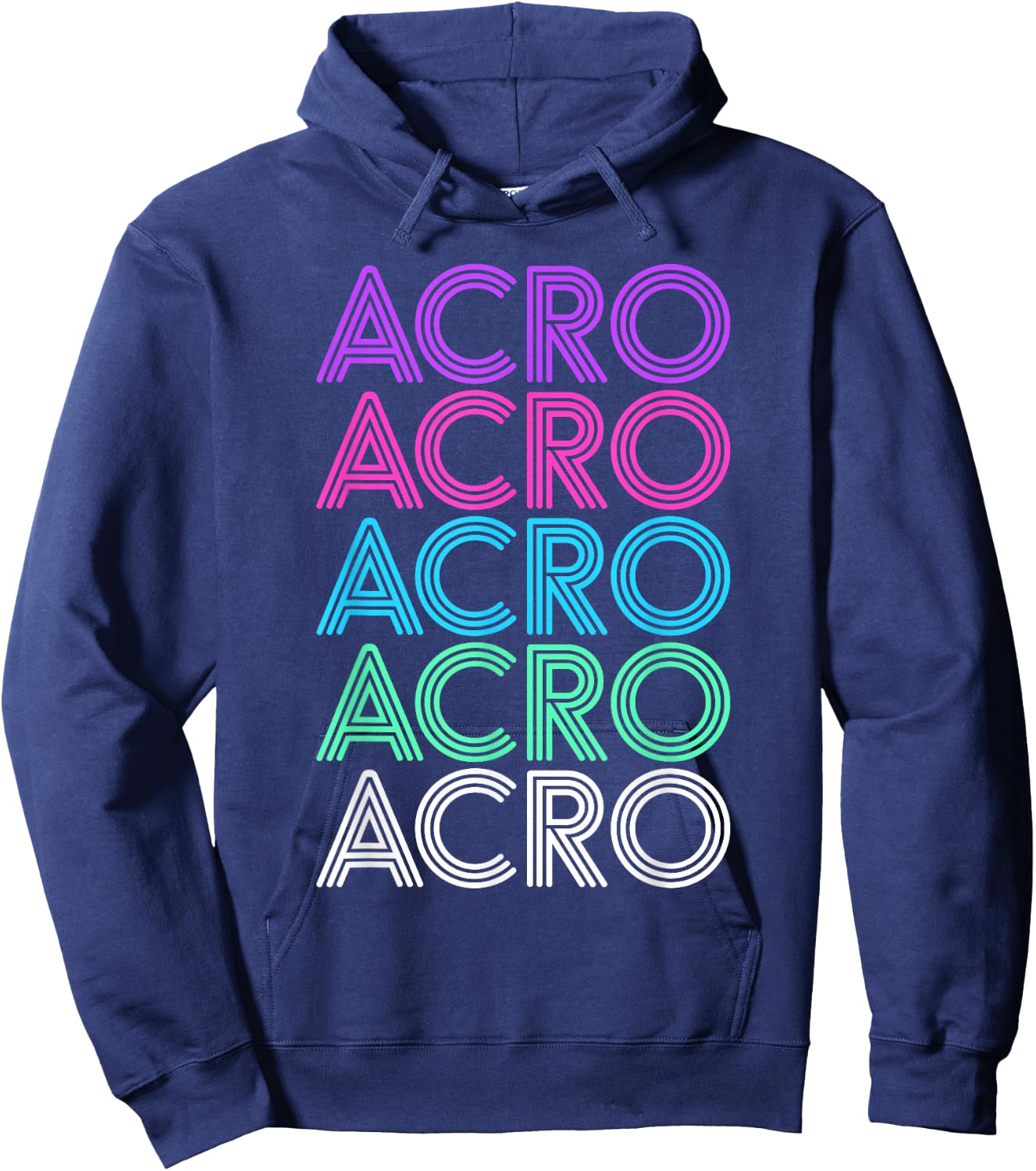 Retro Vintage Acro Dance Gift Women or Girls Hoodie - Hoodie | Navy