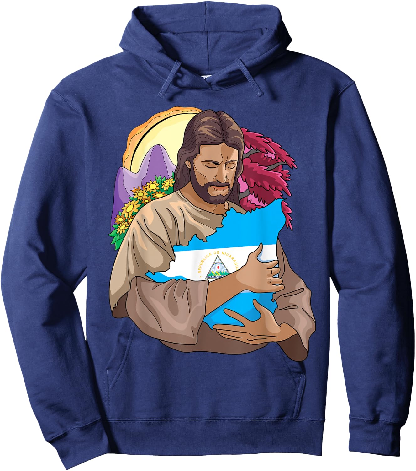 Cami_seta Cristiana Catolica De Nicaragua Hoodie - Hoodie | Navy