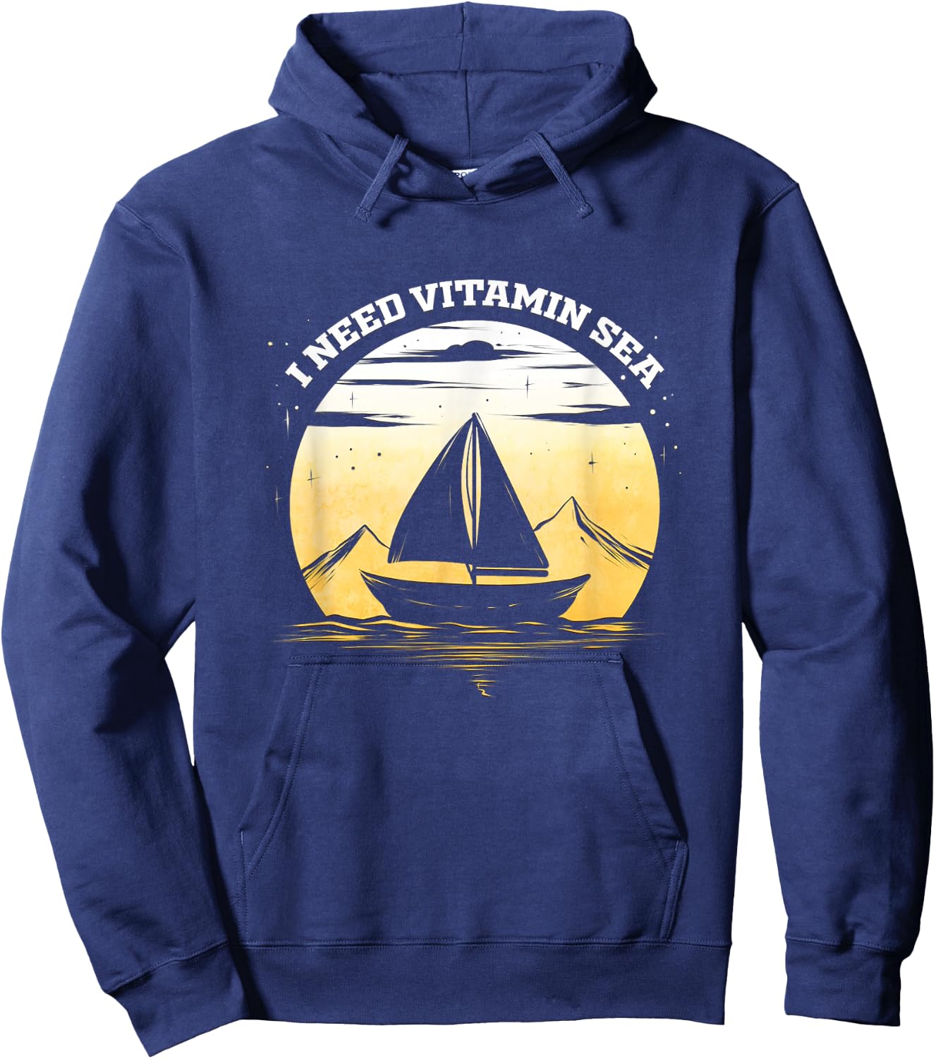 Sail Boat Captain for Sailing Trip Sailboat Sailor Boating Hoodie - Hoodie | Navy