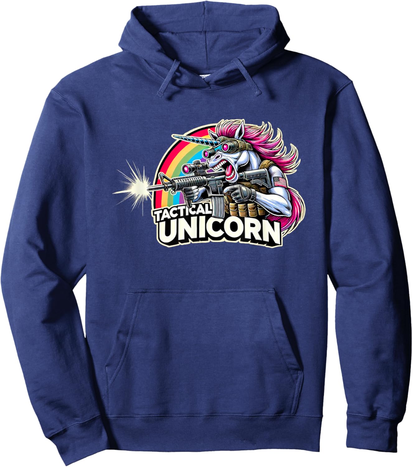 Tactical Unicorn for Police SWAT Operators Hoodie - Hoodie | Navy