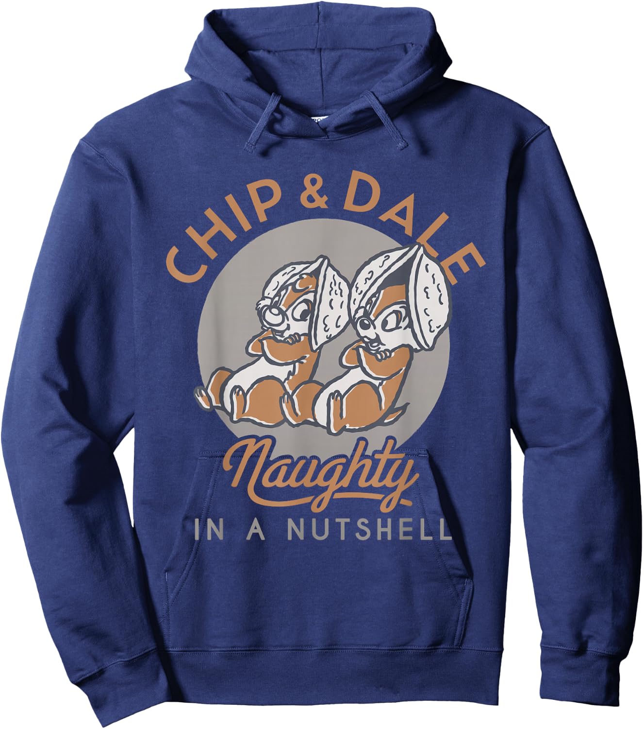 Disney Chip n Dale Naughty in a Nutshell Hoodie - Hoodie | Navy