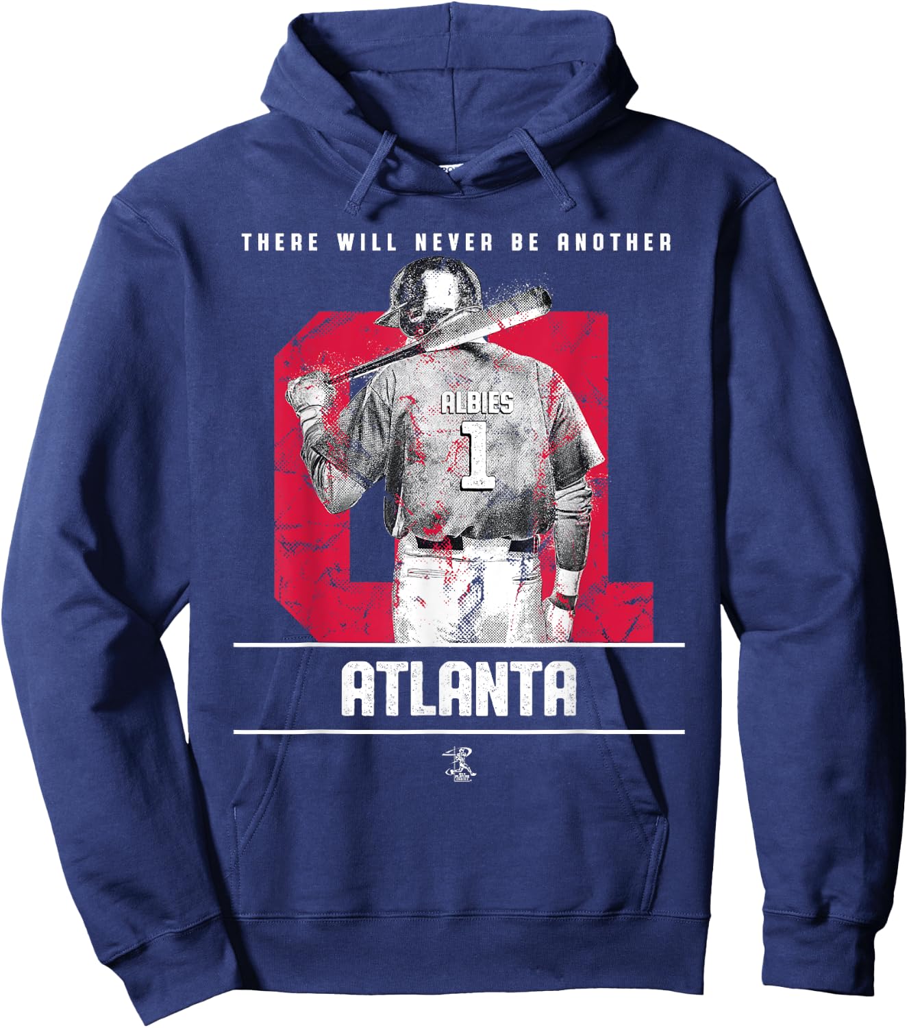Ozzie Albies - There Will Never Be Another - Apparel Hoodie - Hoodie | Navy