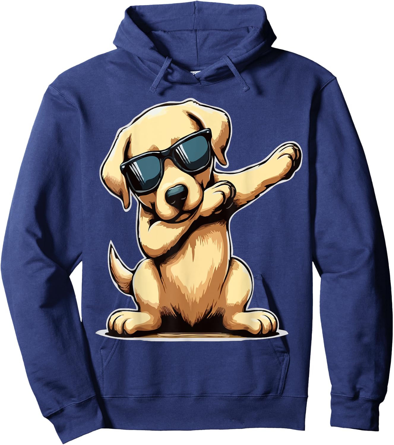 Hip Hop Dance Dabbing Labrador Retriever Dog Dab Women Kids Hoodie - Hoodie | Navy