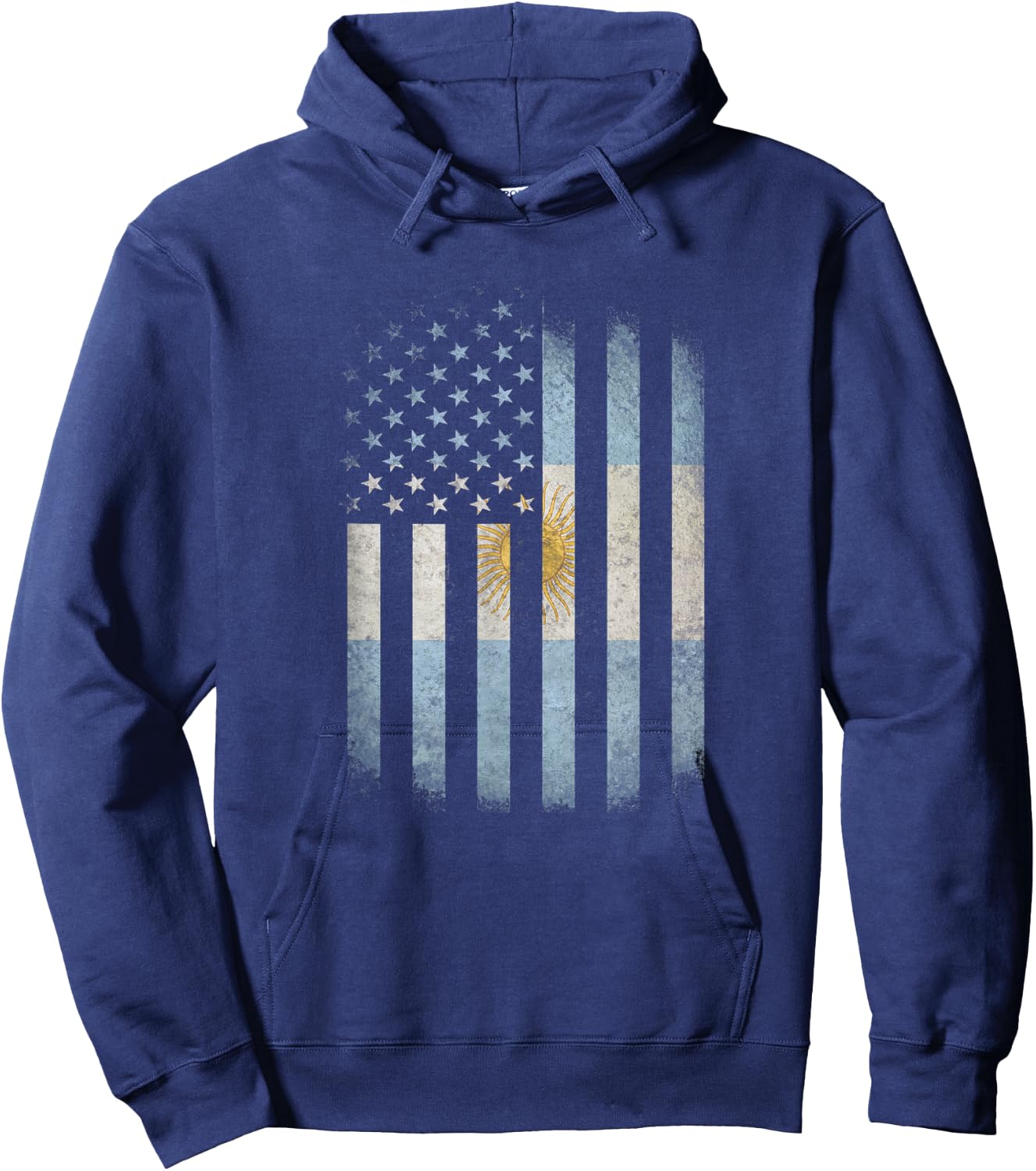 Argentina and America Flag - Argentinian American Flag Hoodie - Hoodie | Navy