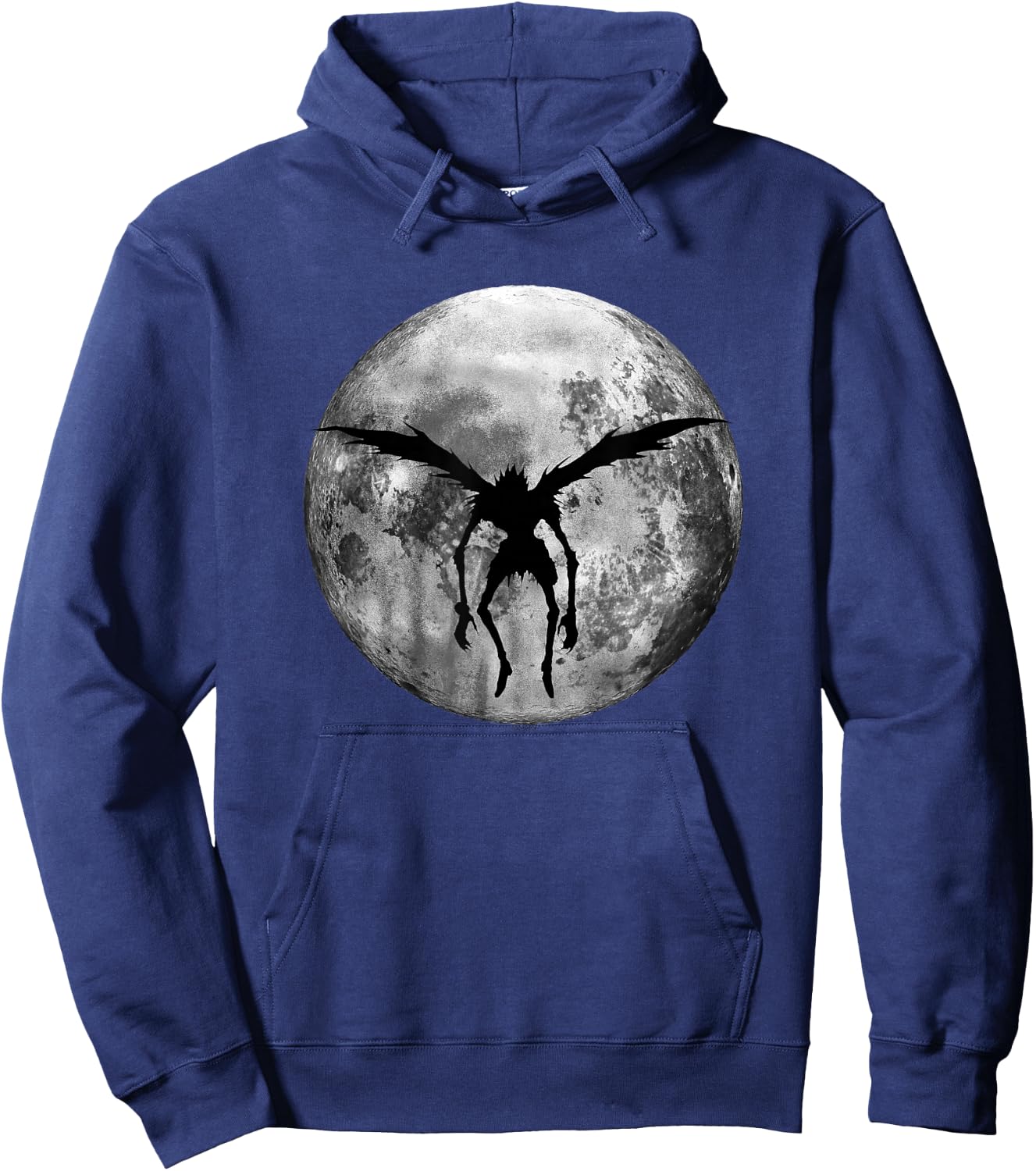Death Note Ryuk Full Moon Silhouette Anime Hoodie - Hoodie | Navy