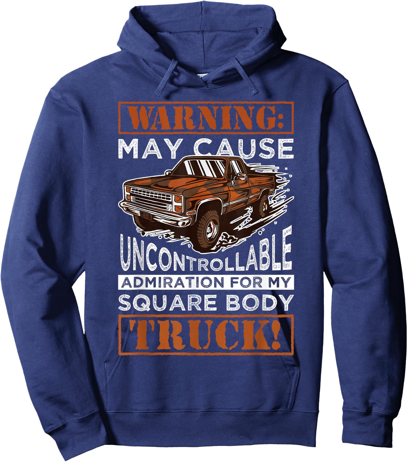 Square Body Truck Hoodie - Hoodie | Navy