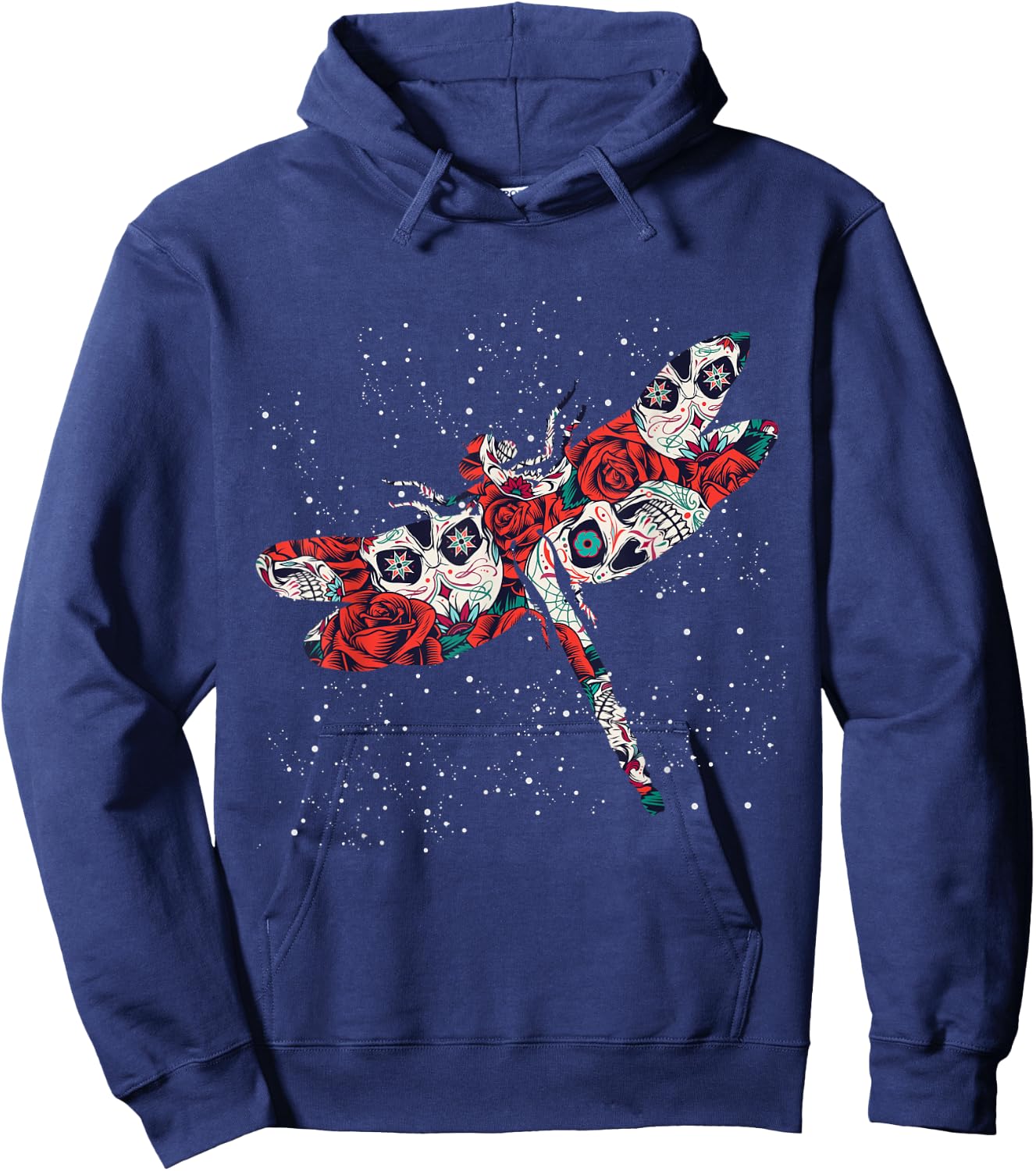 Vintage Dragonfly Hoodie - Hoodie | Navy