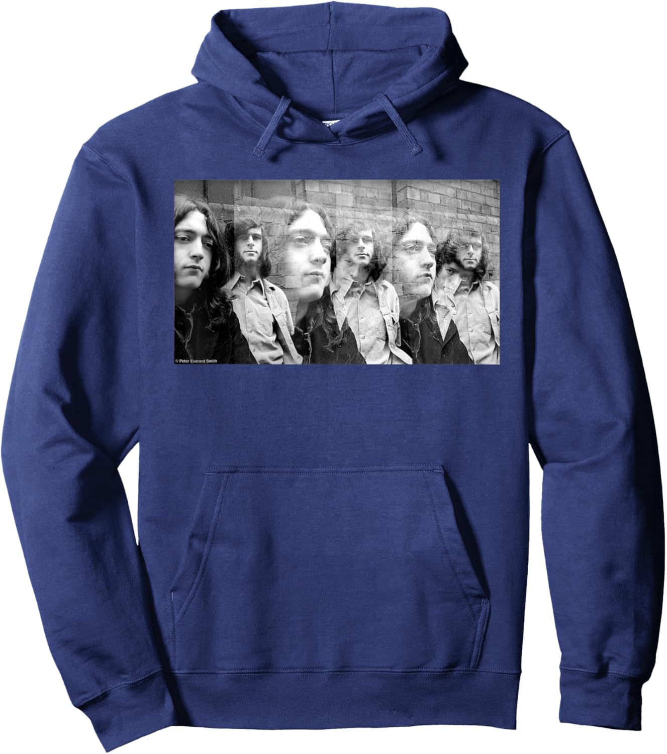 Rory Gallagher With Band Taste By Everard Smith Hoodie - Hoodie | Navy