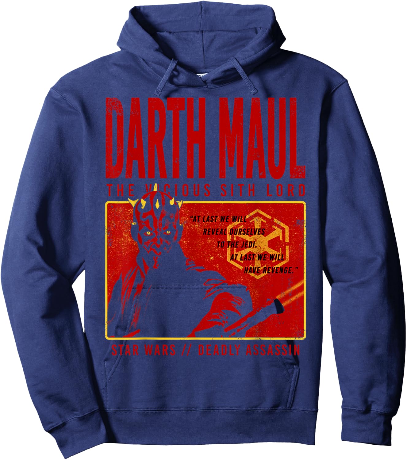 Star Wars Halloween Darth Maul The Vicious Sith Lord Hoodie - Hoodie | Navy