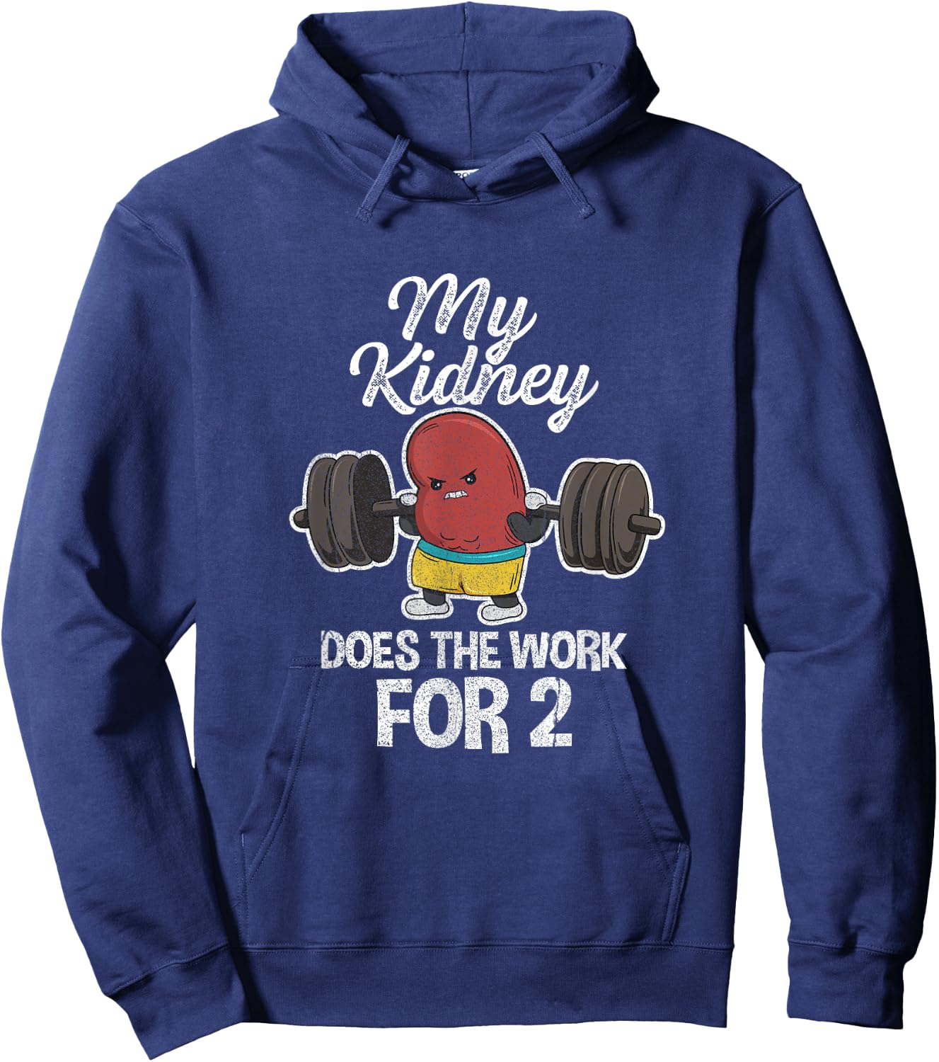 Organ Donation Design for a Kidney Donor ,Black,Small Hoodie - Hoodie | Navy