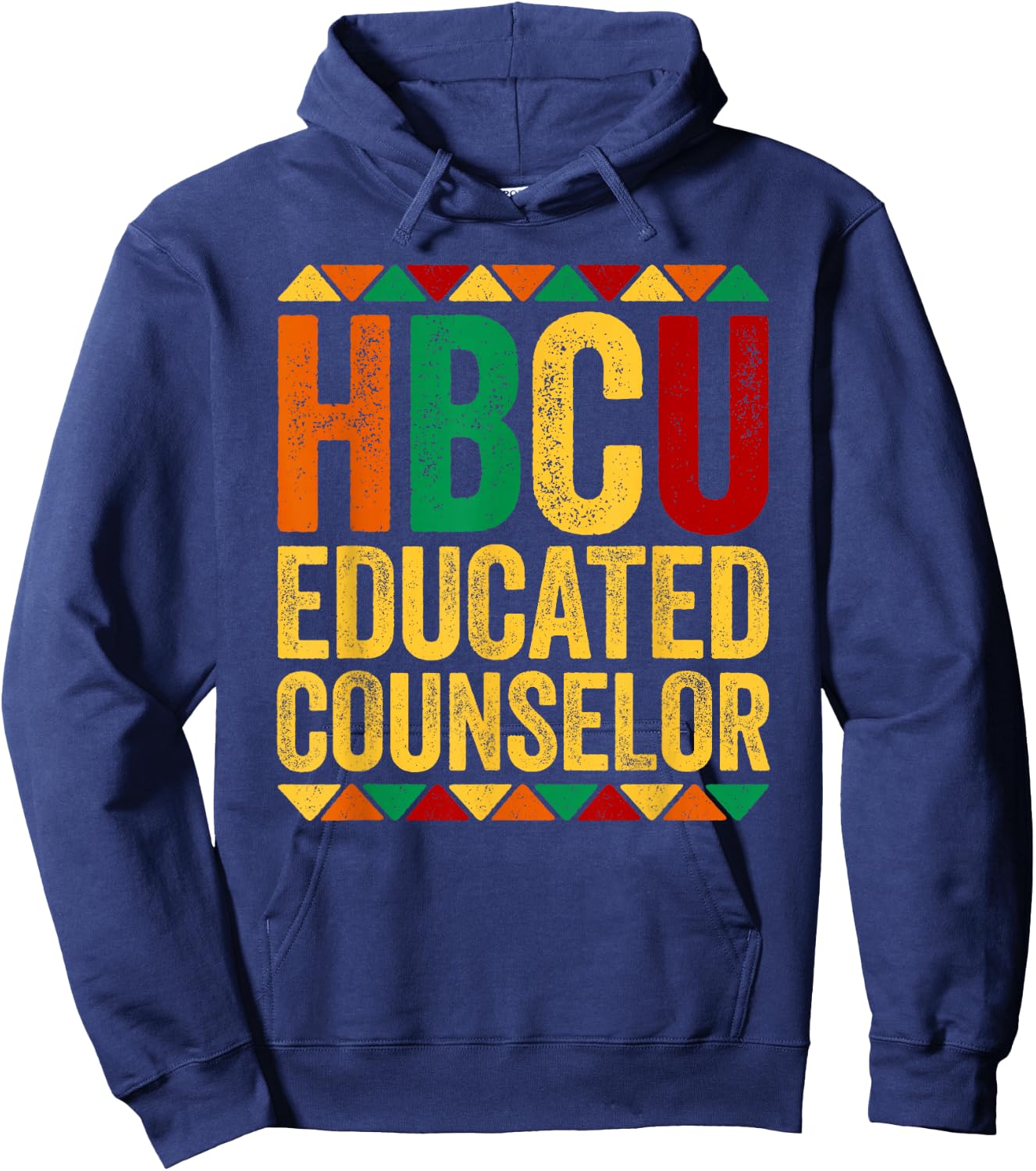 HBCU Educated Counselor Shirt Historical Black History Month Hoodie - Hoodie | Navy