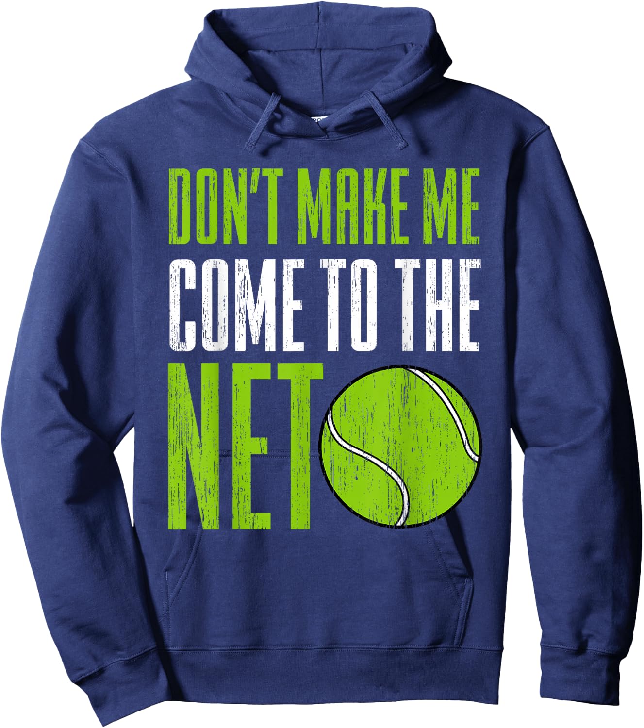 Funny Tennis Player Racket Ball Game Gag Gift Men Women Kids Hoodie - Hoodie | Navy
