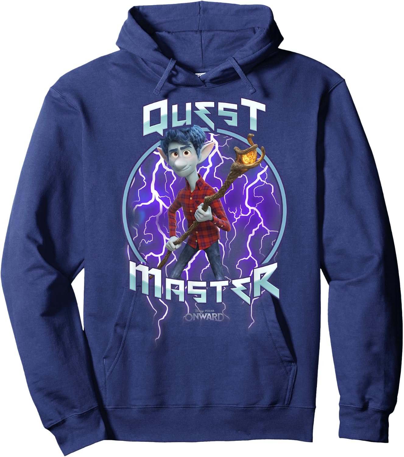Disney Pixar Onward Ian Quest Master Portrait Hoodie - Hoodie | Navy