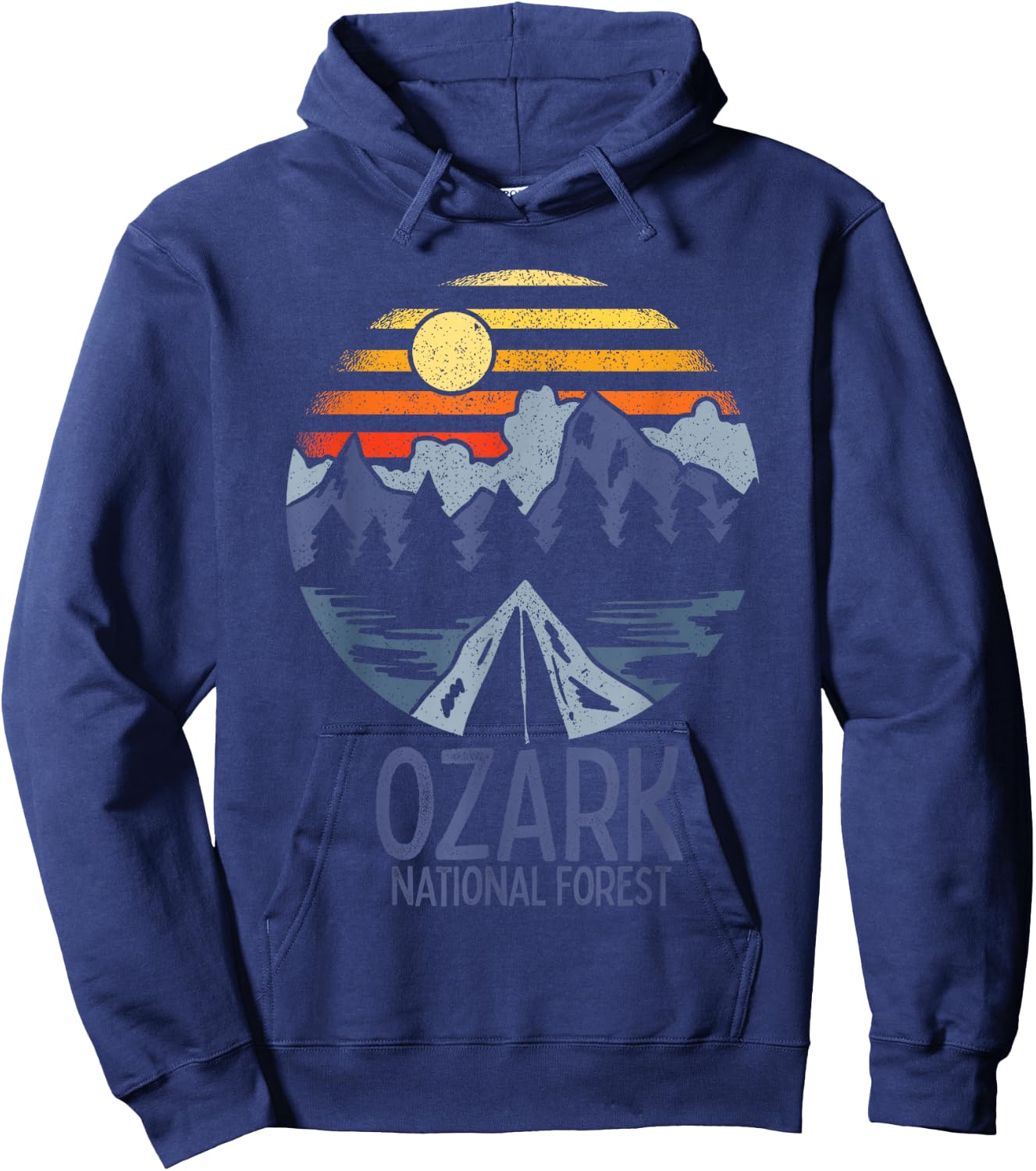 Ozark National Forest Arkansas Vacation AR Hoodie - Hoodie | Navy
